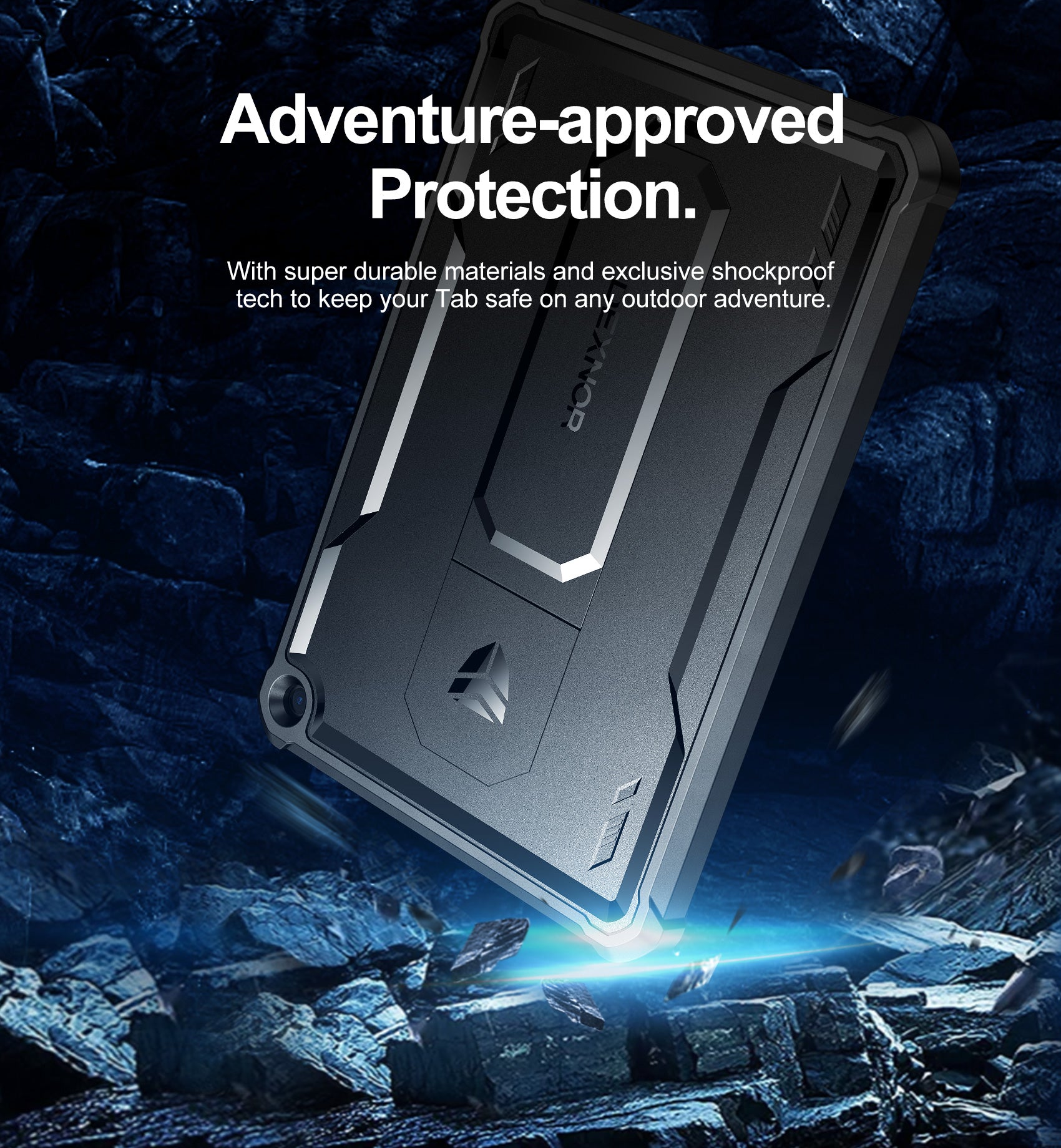 Dexnor Tablet Case for Amazon Fire HD 10 Plus 10.1" Only Fit 11th Gen 2021 Release Built in Screen Protector Kickstand Heavy Duty Shockproof Full Body Protective Cover