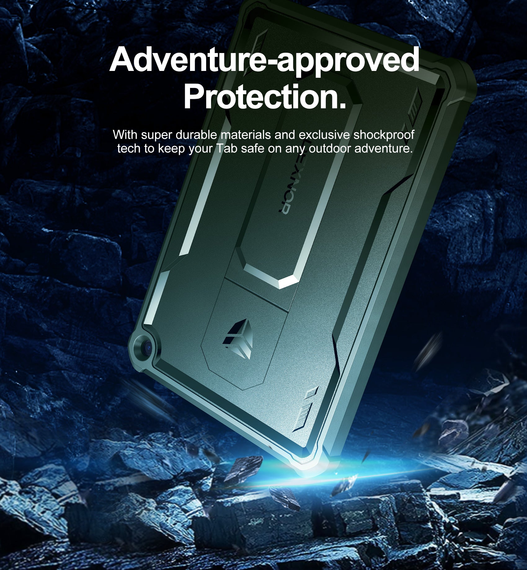 Dexnor Tablet Case for Amazon Fire HD 10 Plus 10.1" Only Fit 11th Gen 2021 Release Built in Screen Protector Kickstand Heavy Duty Shockproof Full Body Protective Cover