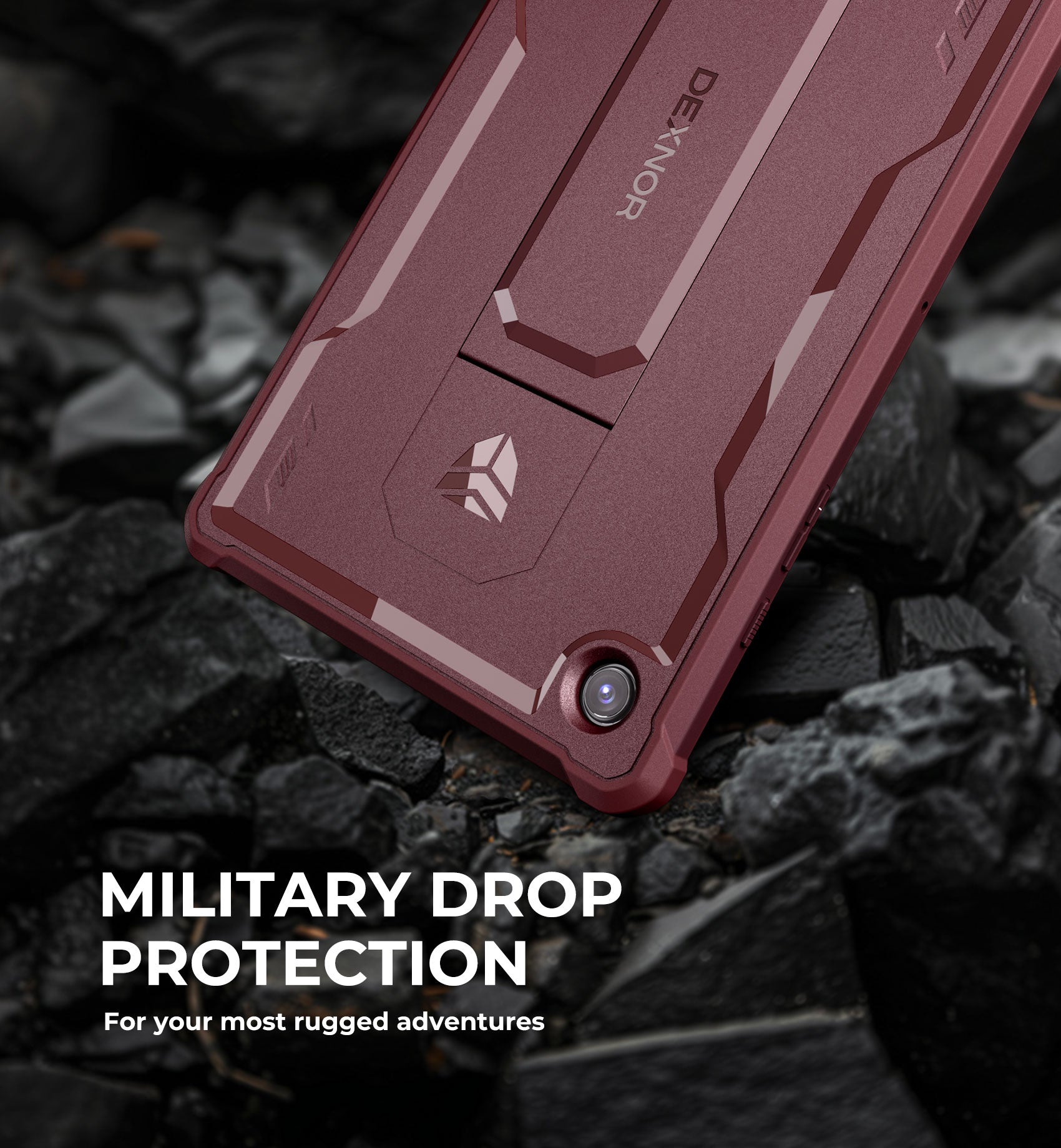 Dexnor Tablet Case for Samsung Galaxy Tab A8 With Screen Protector Full Body Bumper Kickstand Heavy-duty Shockproof Rugged Pen Holder Cover.