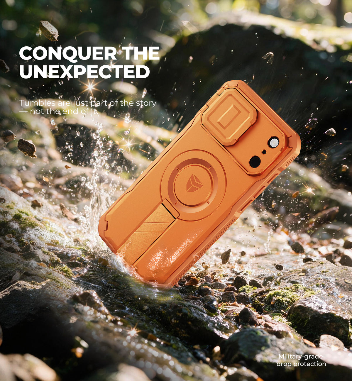 Dexnor Case for iPhone 18 Pro Max Flip Camera Cover Kickstand Camera Control Cover Compatible with MagSafe Heavy-Duty Rugged Shockproof Cover 6.9 inch