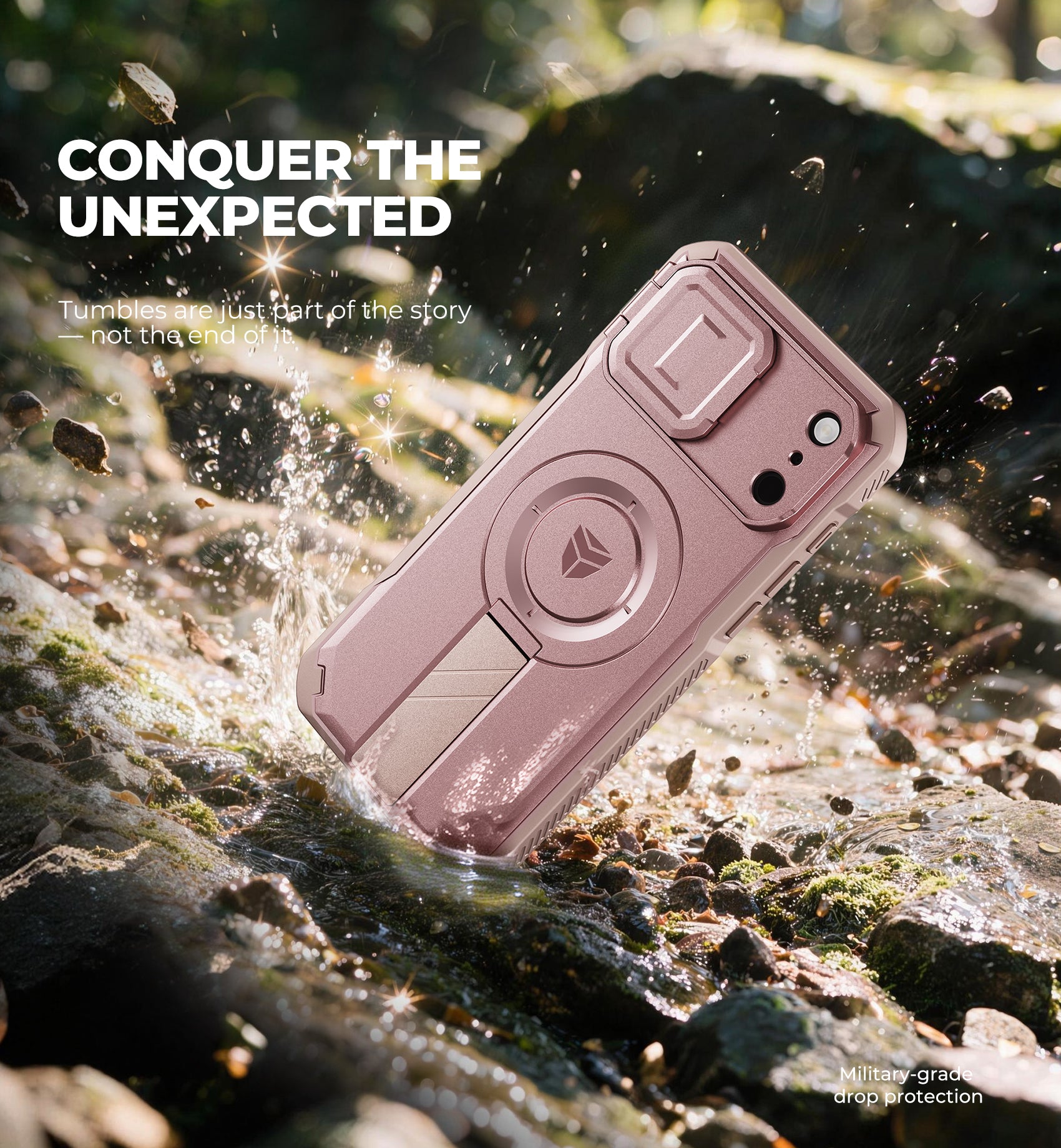 Dexnor Case for iPhone 18 Pro Max Flip Camera Cover Kickstand Camera Control Cover Compatible with MagSafe Heavy-Duty Rugged Shockproof Cover 6.9 inch