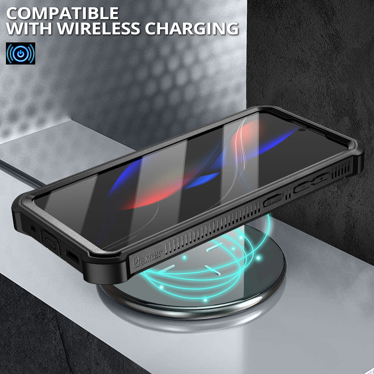 Dexnor Case for Samsung Galaxy S20 With Single Screen Protector Full Body Bumper Kickstand Heavy-duty Shockproof Rugged Cover.