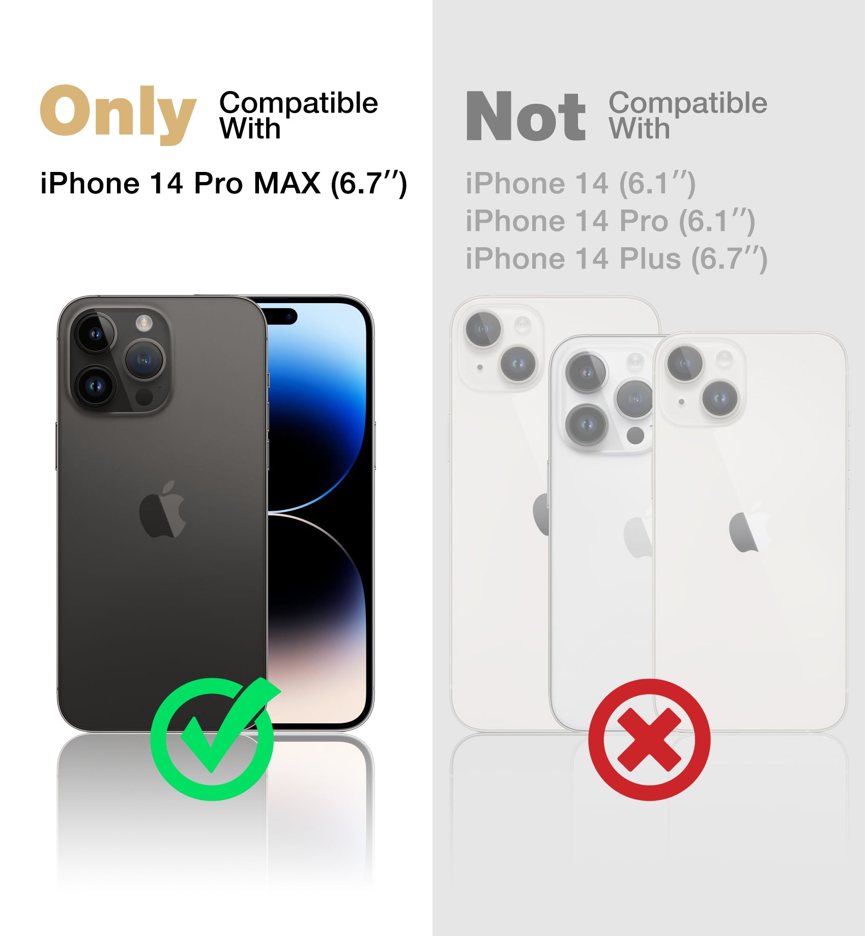 Dexnor for iphone 14 Pro Max Case Heavy-duty Shockproof Full Body Built-in Screen Protector Adjustable Kickstand