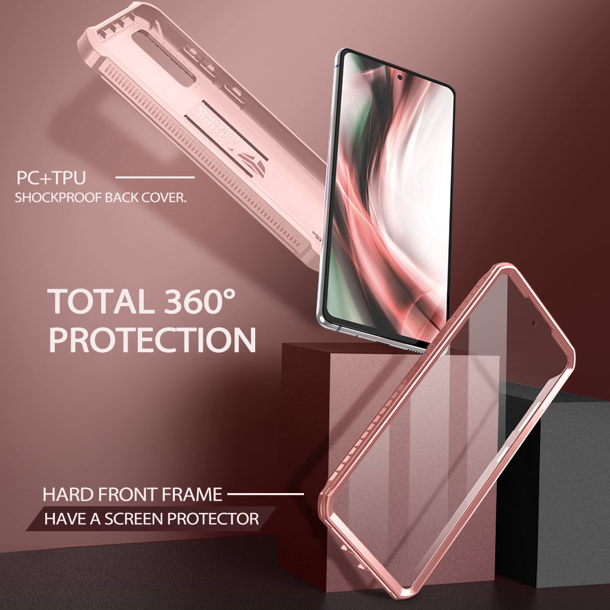Dexnor Case for Samsung Galaxy S20 FE With Single Screen Protector Full Body Bumper Kickstand Heavy-duty Shockproof Rugged Cover