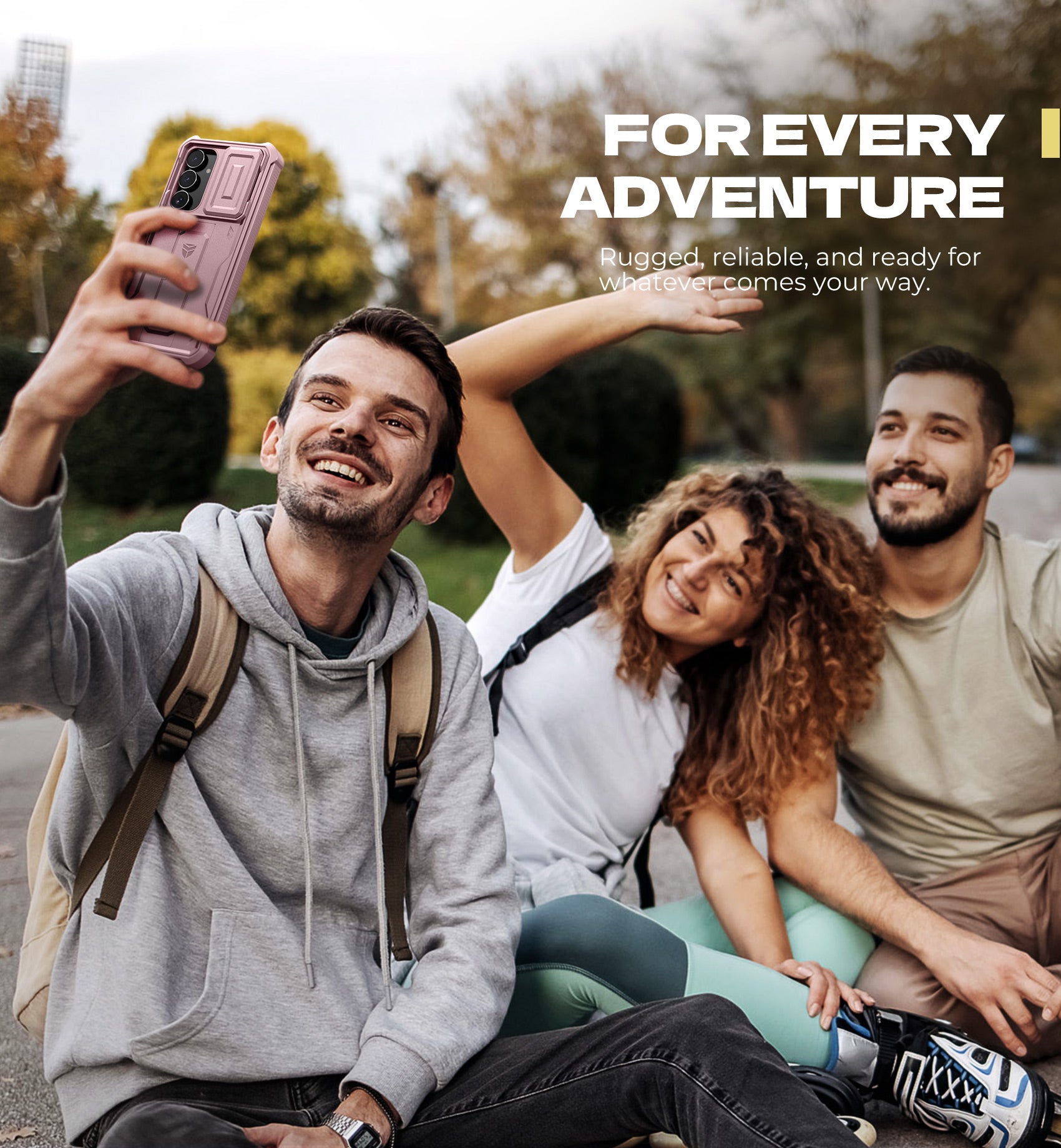 Dexnor Case for Samsung Galaxy S25 Fe Full Body With Screen Protector Slide Camera Bumper Kickstand Heavy-duty Rugged Cover