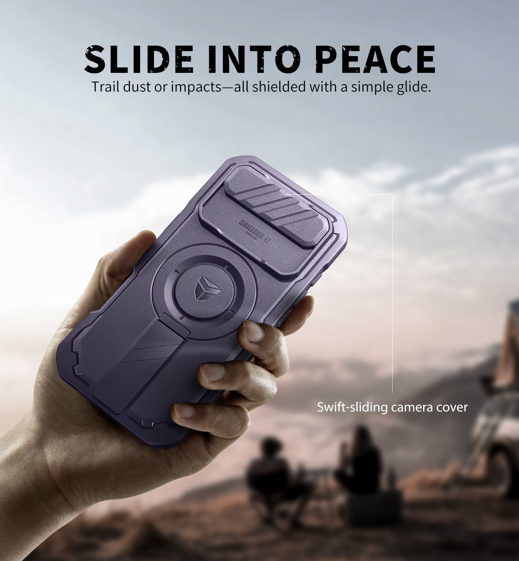 Dexnor Case For iPhone 17 Air With Slide Camera Cover MagSafe Heavy-duty Shockproof Bumper Full Body Built-in Screen Protector 6.5 Inch