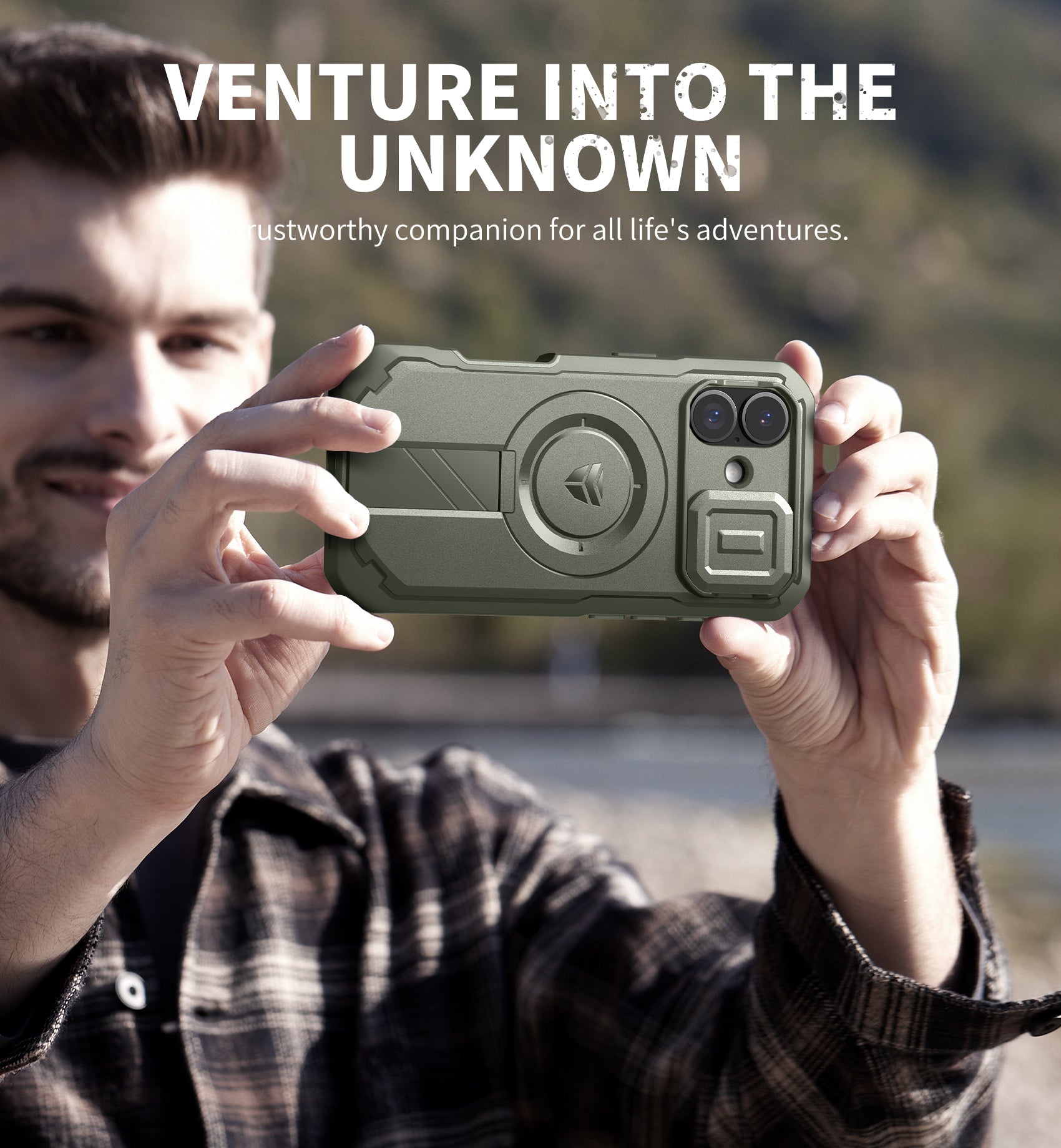 Dexnor Case For iPhone 17 With Slide Camera Cover MagSafe Heavy-duty Shockproof Bumper Full Body Built-in Screen Protector 6.3 Inch