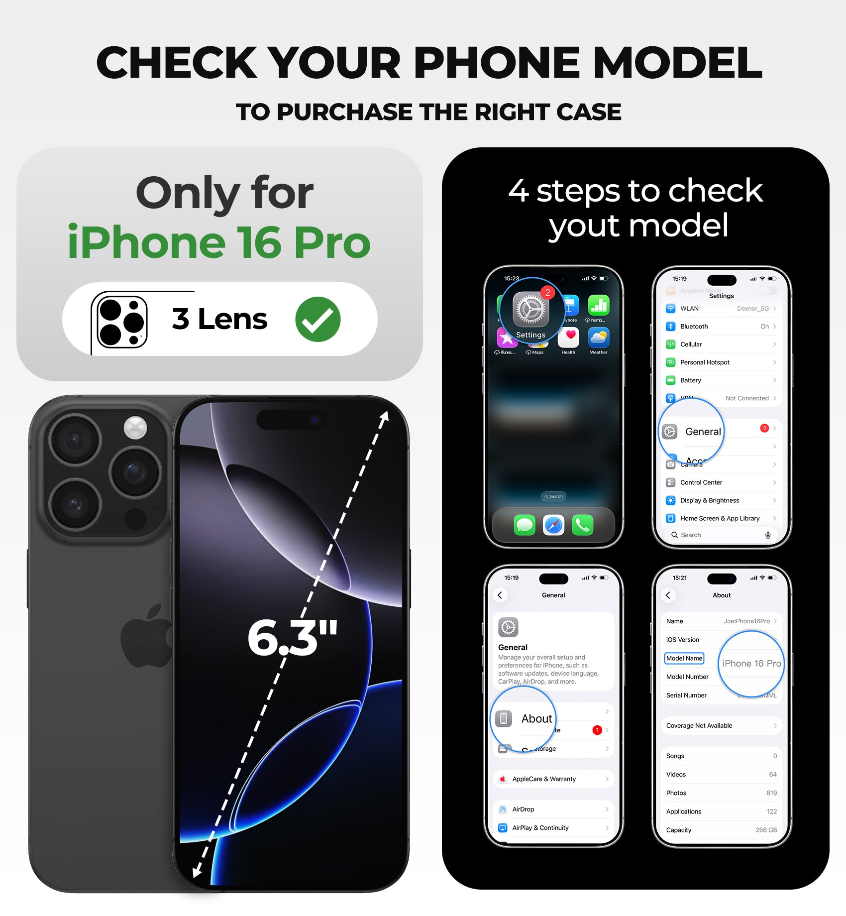 Dexnor Purple Case For iPhone 16 Pro With Slide Camera Cover MagSafe Heavy-duty Shockproof Full Body Built-in Screen Protector Adjustable Kickstand