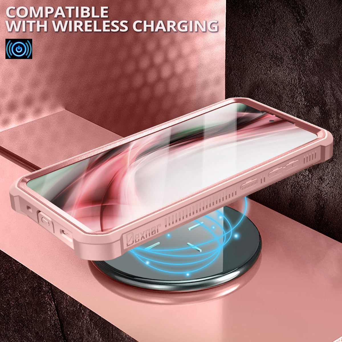 Dexnor Case for Samsung Galaxy S20 FE With Single Screen Protector Full Body Bumper Kickstand Heavy-duty Shockproof Rugged Cover