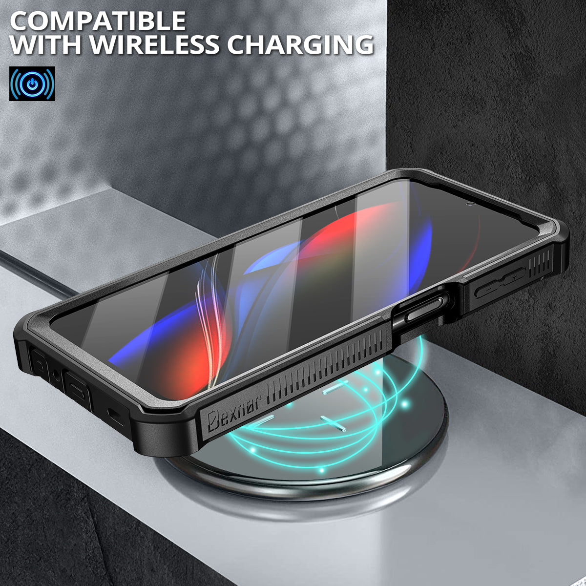 Dexnor Case for Samsung Galaxy A32 5G With Single Screen Protector Full Body Bumper Kickstand Heavy-duty Shockproof Rugged Cover.