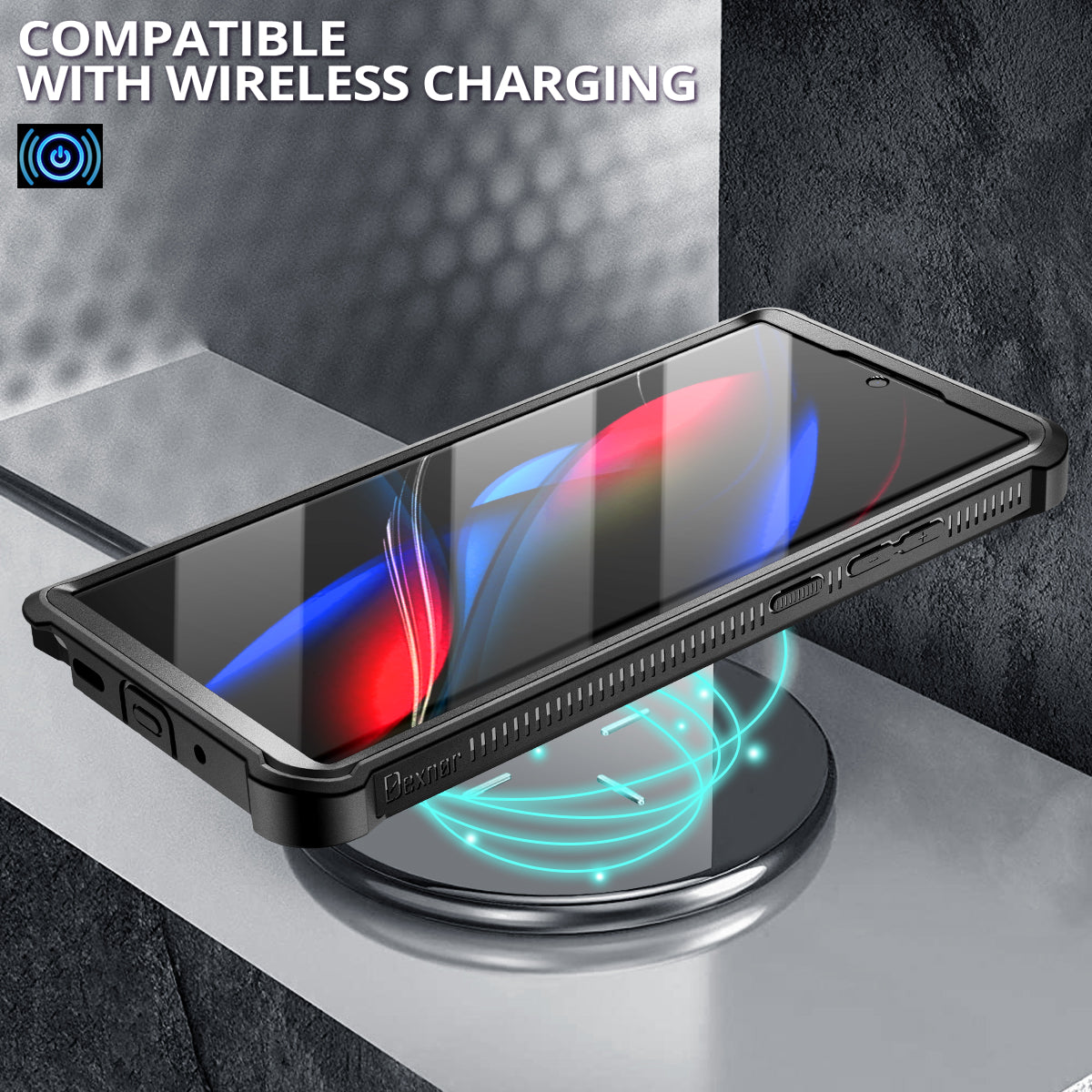 Dexnor Case for Samsung Galaxy Note 20 Ultra With Single Screen Protector Full Body Bumper Kickstand Heavy-duty Shockproof Rugged  Cover.