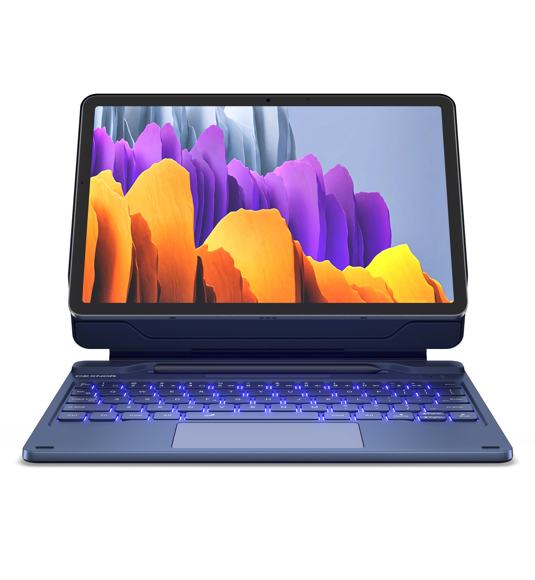 For Samsung Galaxy Tab S9 11"/ S9 FE 5G 10.9" Case with Keyboard Magnetic Floating Cantilever Stand