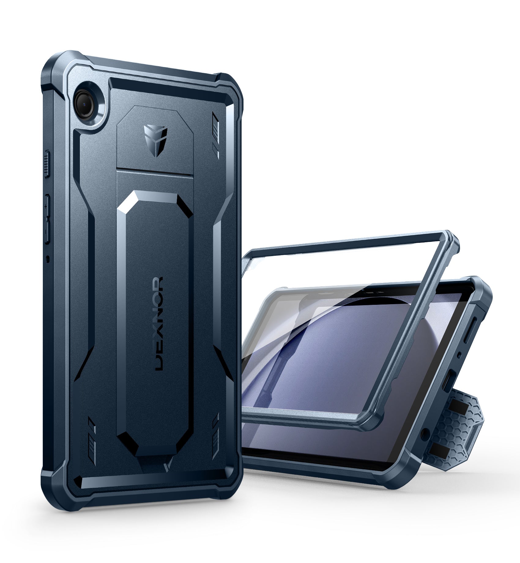 Dexnor Tablet Case for  Samsung Galaxy Tab A9 8.7 Inch 2023 With Screen Protector Full Body Bumper Kickstand Heavy-duty Shockproof Rugged Pen Holder Cover