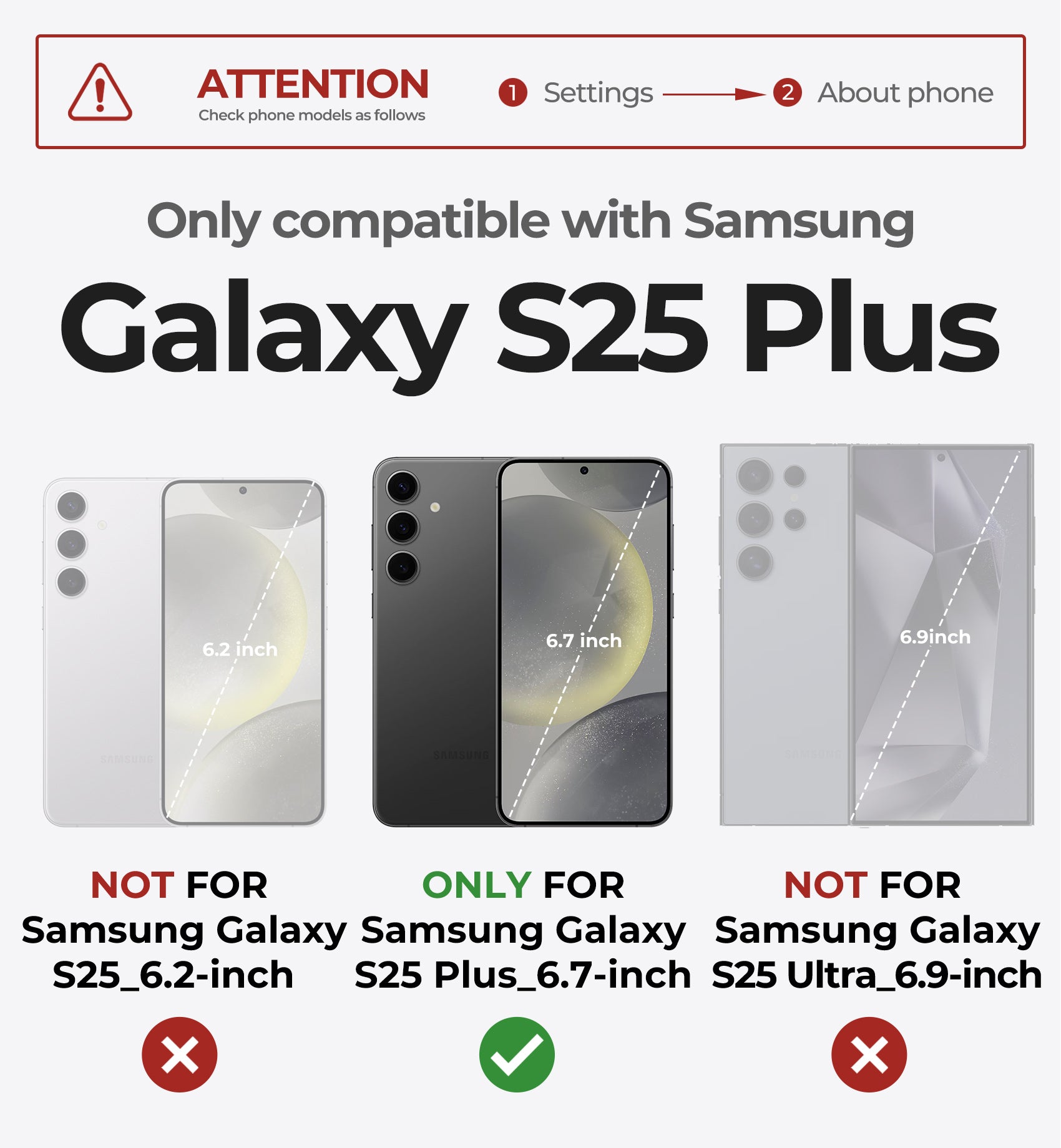 Dexnor Case for Samsung Galaxy S25 Plus Full Body With Screen Protector Slide Camera Bumper Kickstand Heavy-duty Shockproof Grade Cover