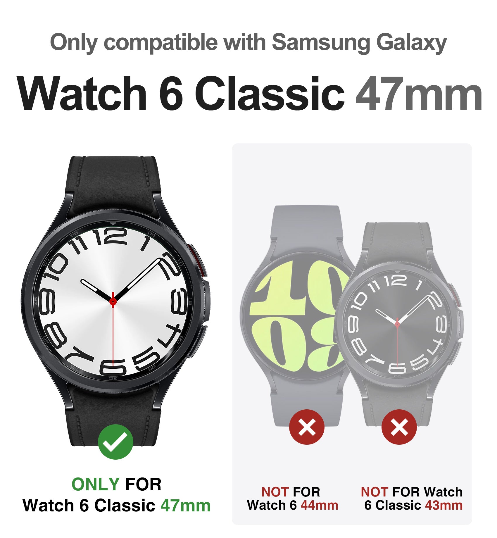 For Samsung Galaxy Watch 6 Classic Band [47mm]