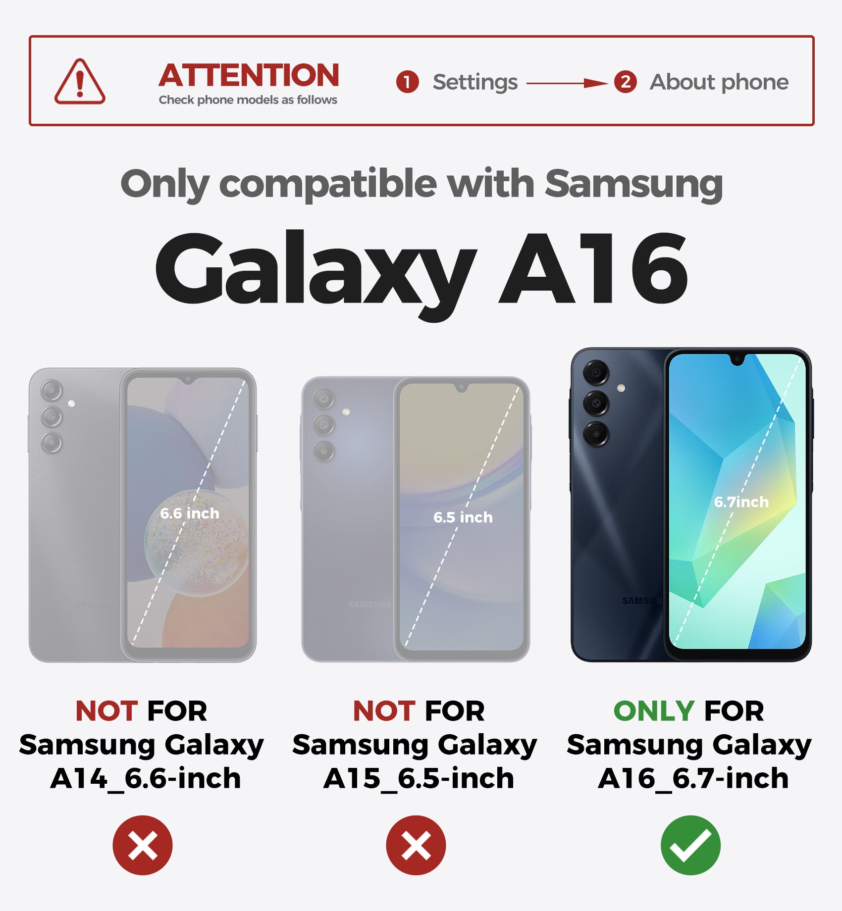 Dexnor Case for Samsung Galaxy A16 With Screen Protector Full Body Bumper Kickstand Heavy-duty Shockproof Rugged Cover.
