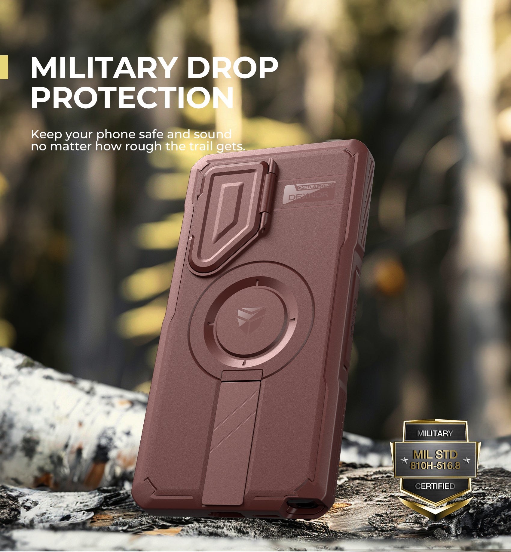 Dexnor Full Body Case for Samsung Galaxy S25 Ultra With Screen Protector and Flip Camera Cover Bumper Kickstand Heavy-duty Shockproof