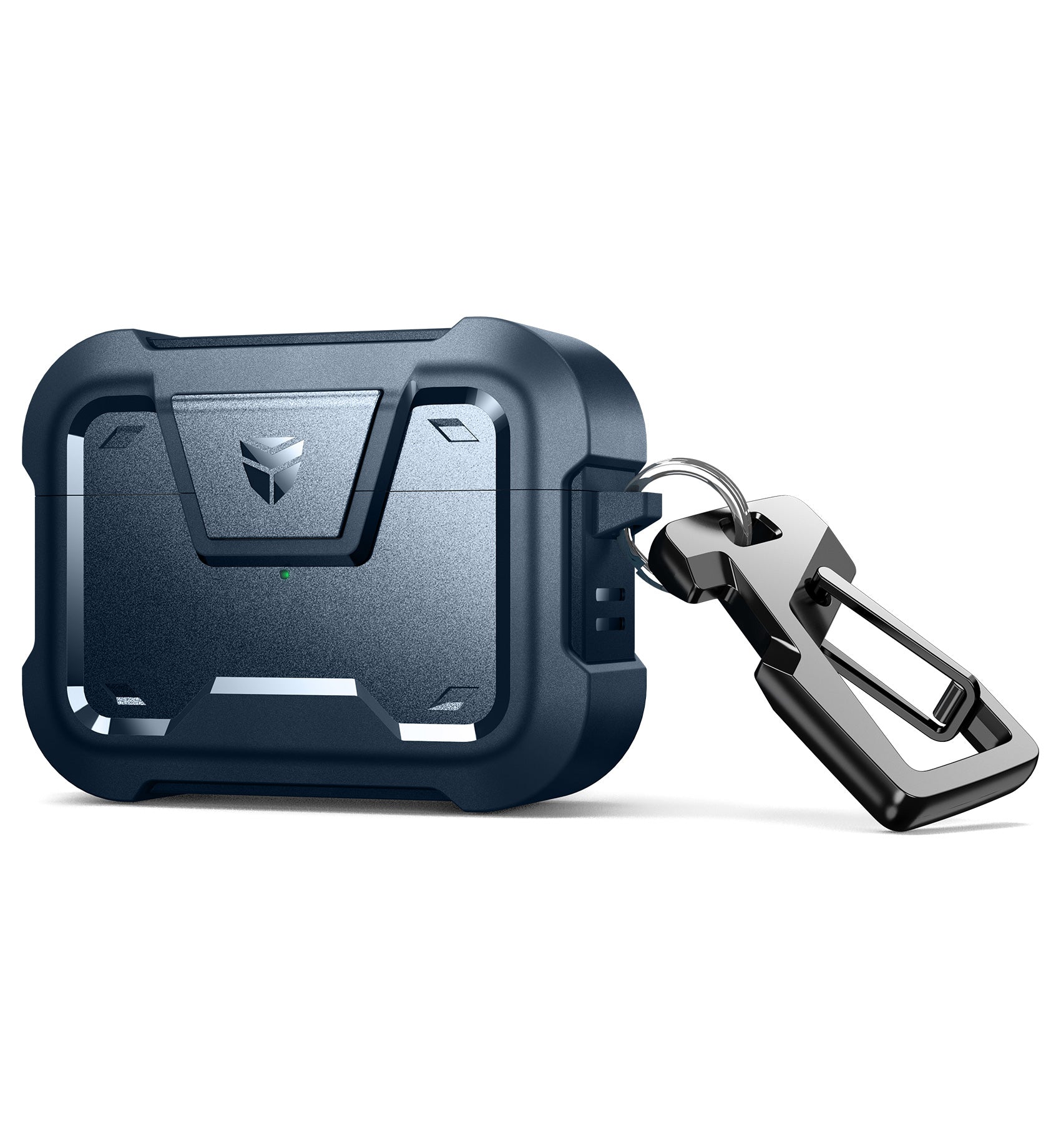 Dexnor Earphone Case for AirPods Pro 2019 with Secure Lock and Carabiner Full Body Bumper Shockproof Rugged Cover