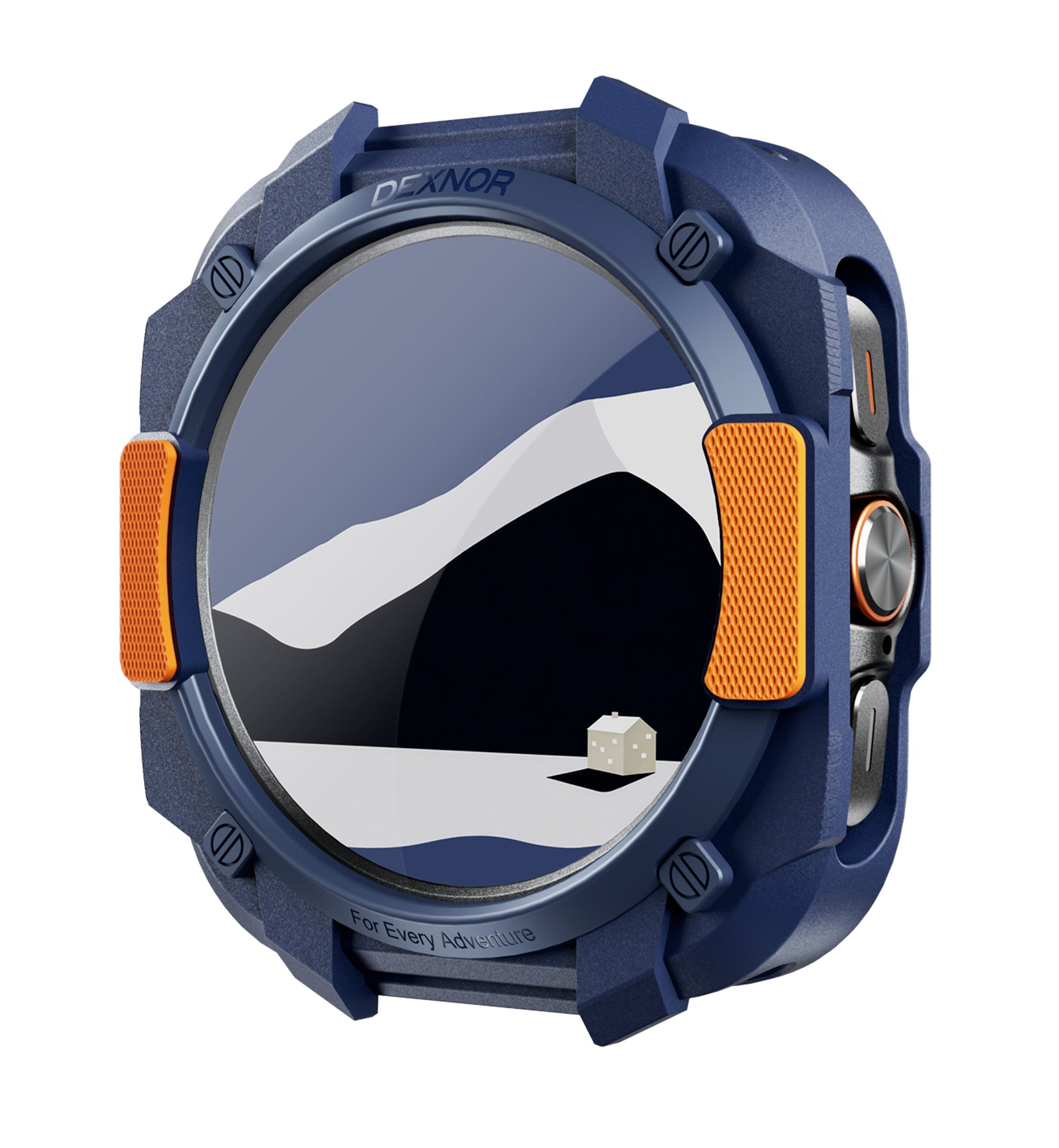 Dexnor Case for Samsung Galaxy Watch Ultra 47mm 2024 Durable Shockproof TPU Bumper Cover for Outdoor Adventure