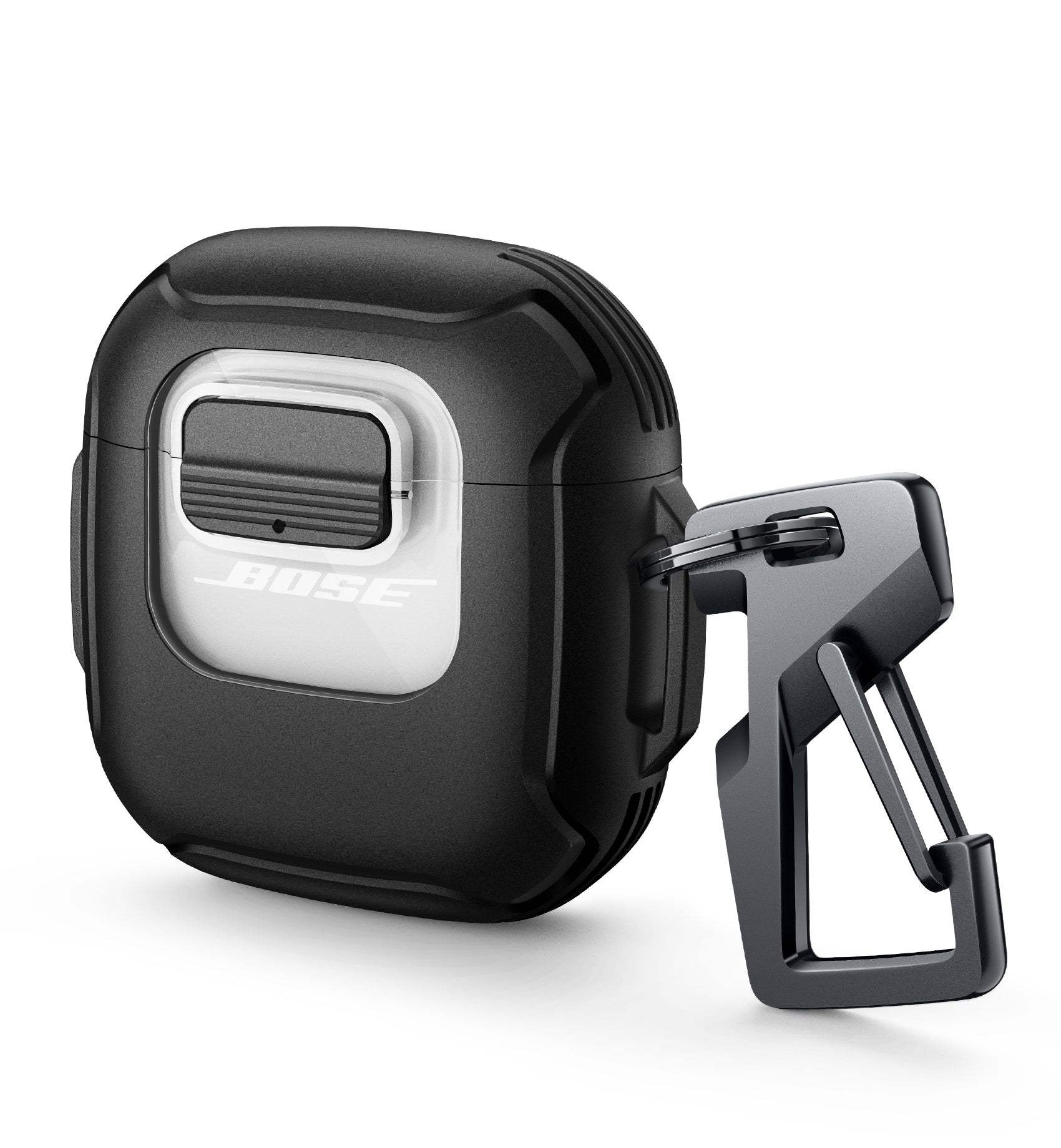 Dexnor Case for Bose QuietComfort Earbuds 2nd Gen 2022  Secure Lock Clip Rugged  with Carabiner Keyring