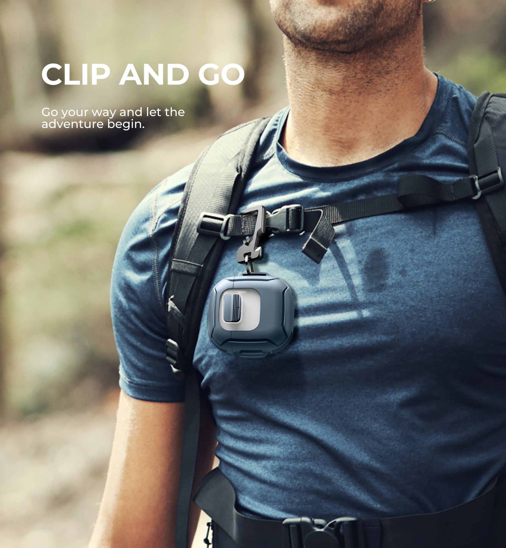 Dexnor Case for Bose QuietComfort Earbuds 2nd Gen 2022  Secure Lock Clip Rugged  with Carabiner Keyring