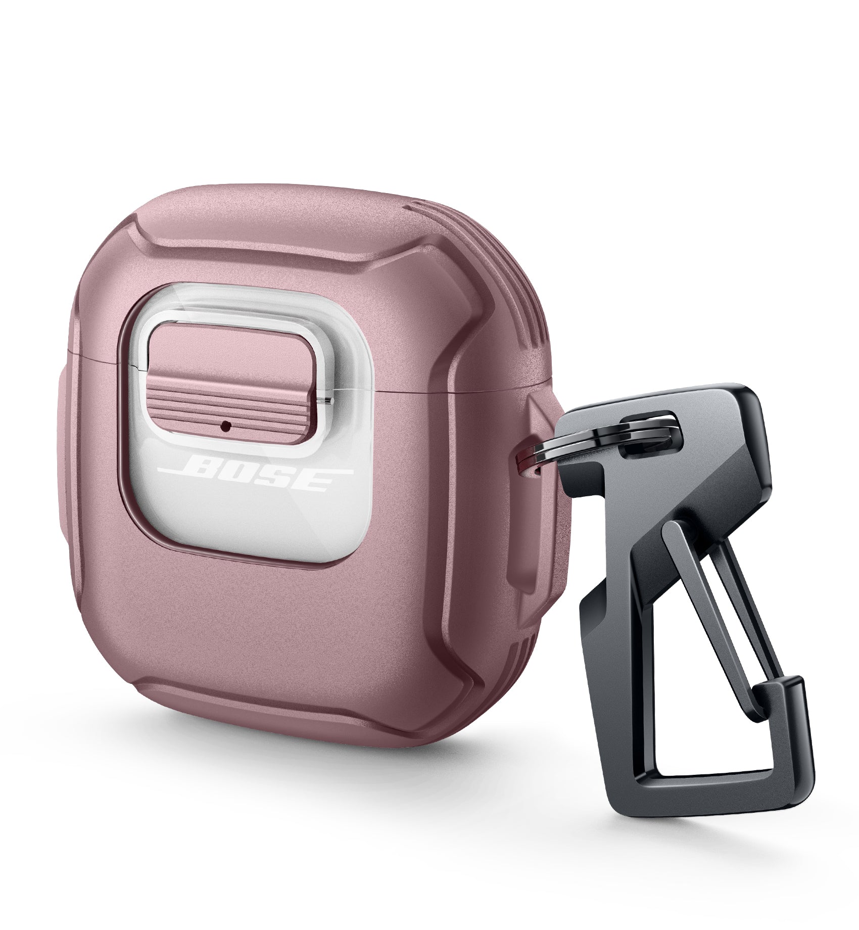 Dexnor Case for Bose QuietComfort Earbuds 2nd Gen 2022  Secure Lock Clip Rugged  with Carabiner Keyring