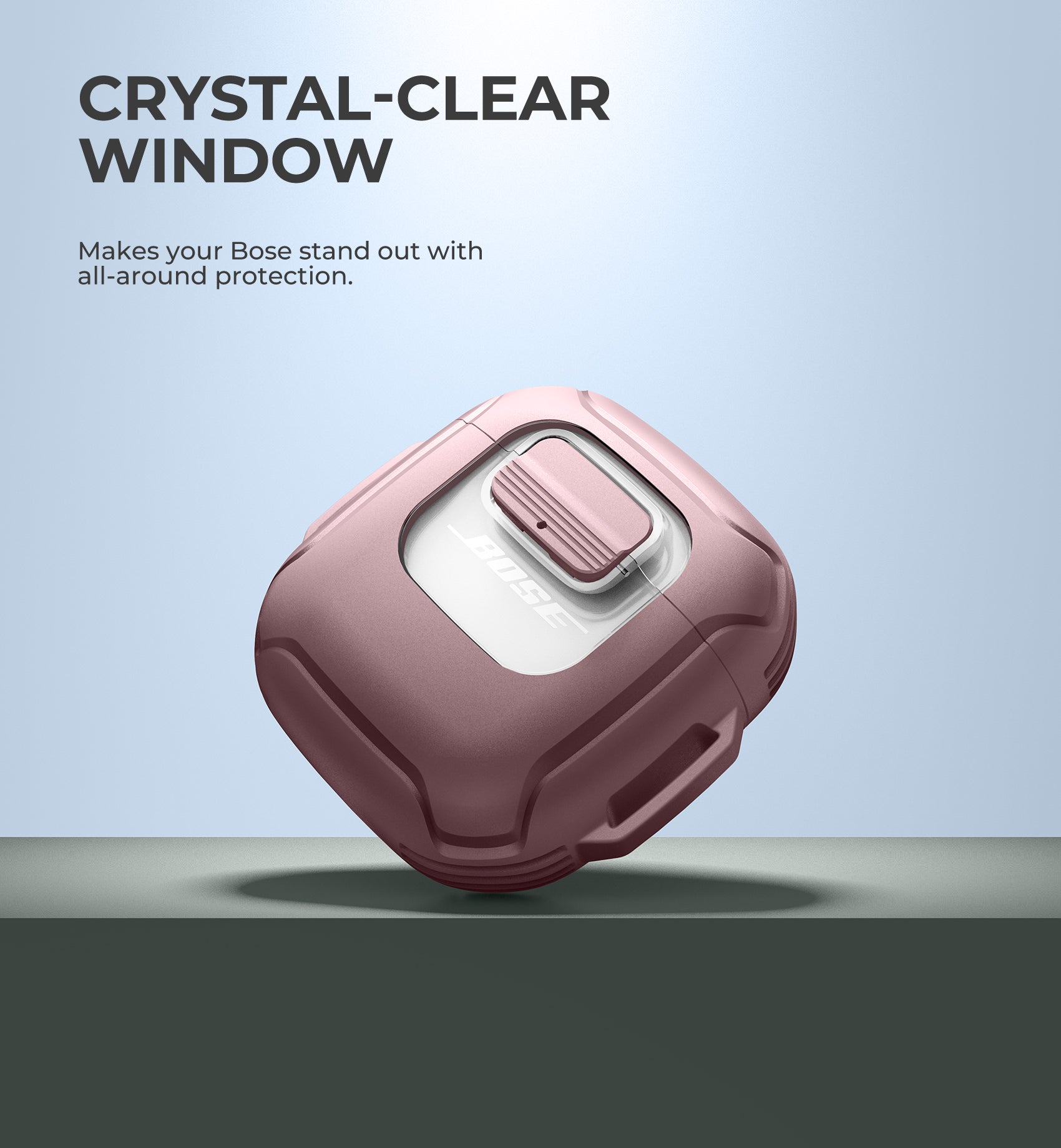 Dexnor Case for Bose QuietComfort Earbuds 2nd Gen 2022  Secure Lock Clip Rugged  with Carabiner Keyring