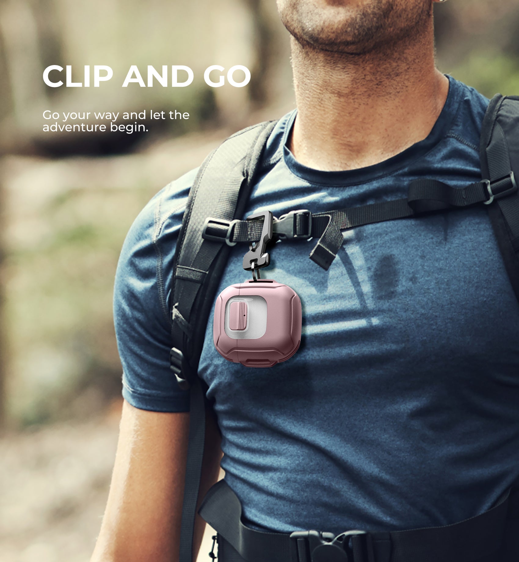 Dexnor Case for Bose QuietComfort Earbuds 2nd Gen 2022  Secure Lock Clip Rugged  with Carabiner Keyring