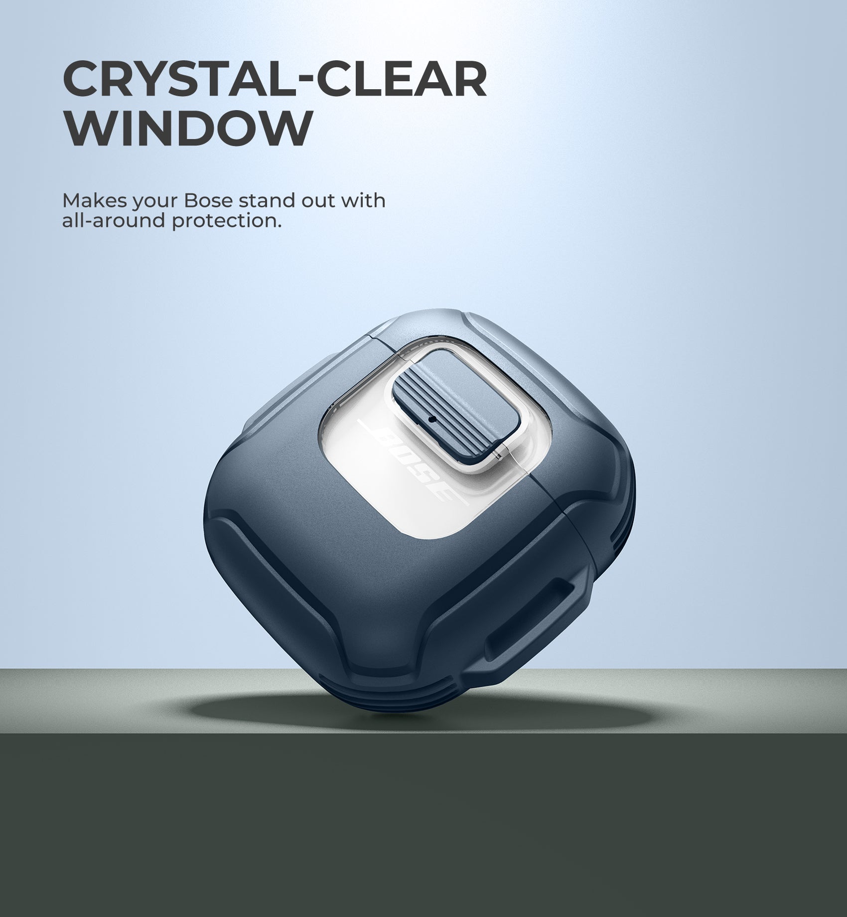 Dexnor Case for Bose QuietComfort Ultra Earbuds 2023 Secure Lock Clip Rugged  with Carabiner Keyring