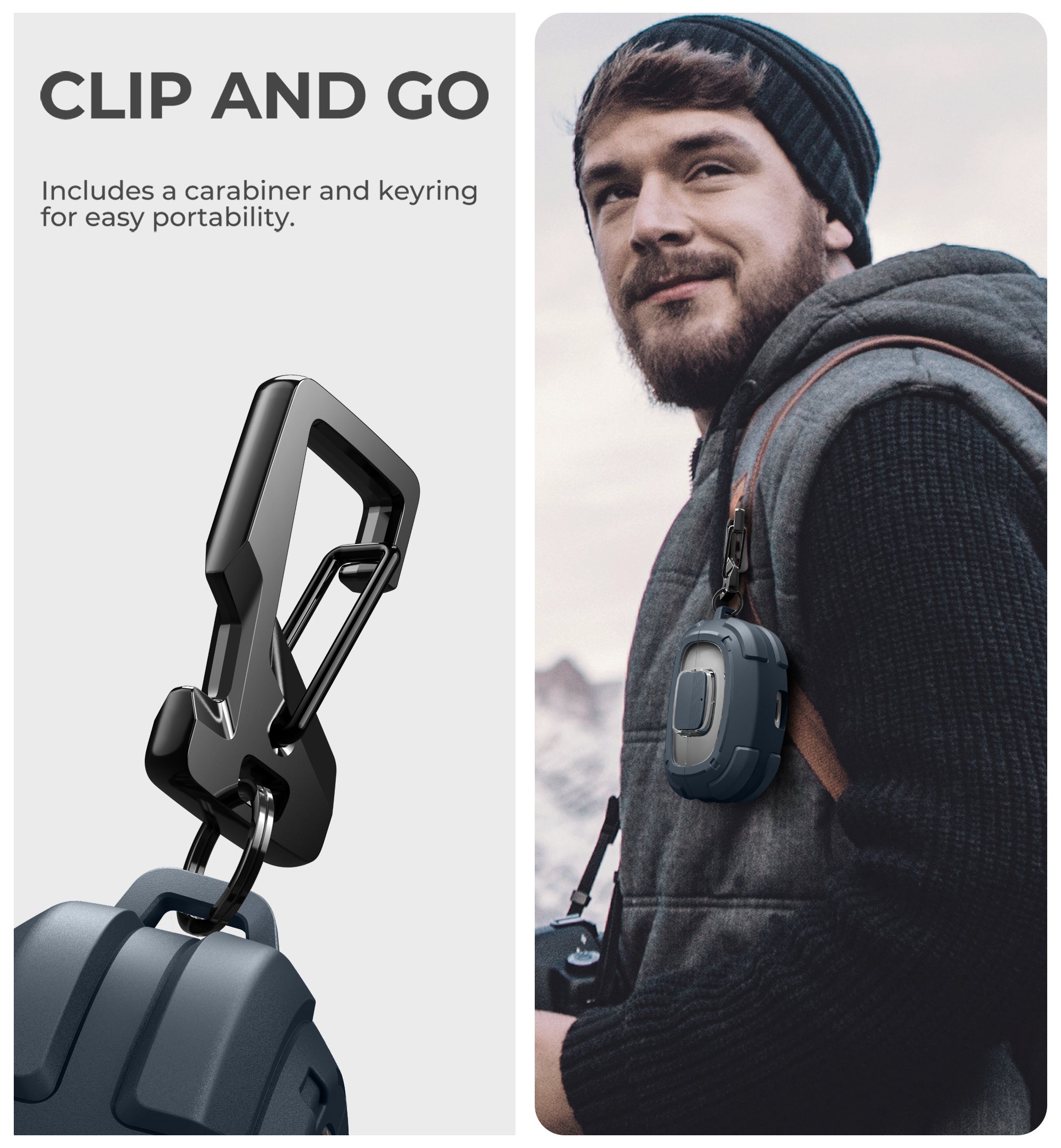 Dexnor Case for Bose Ultra Open 2024 with Drop-Proof Lock Shockproof Rugged Bumper Cases Protective Cover with Carabiner Keyring Cleaner Kit