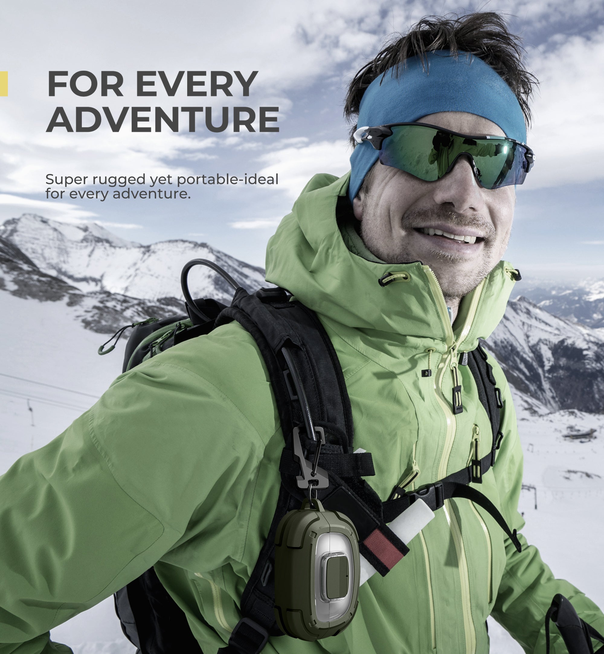 Dexnor Case for Bose Ultra Open 2024 with Drop-Proof Lock Shockproof Rugged Bumper Cases Protective Cover with Carabiner Keyring Cleaner Kit