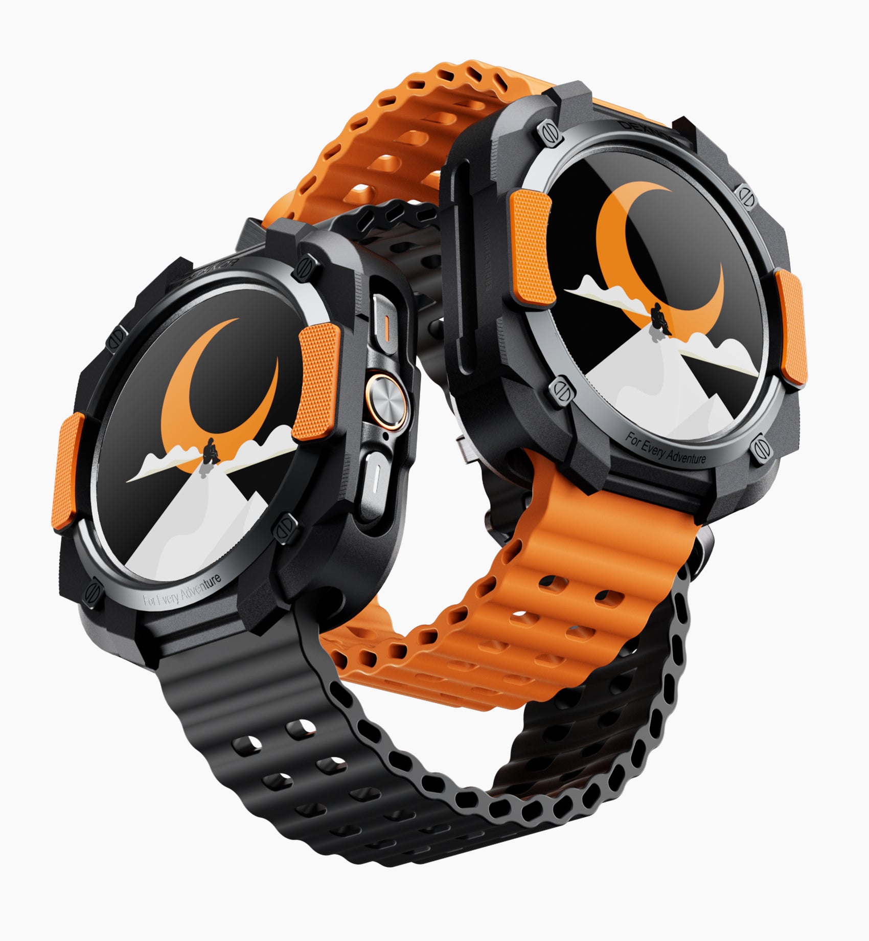 Dexnor Case for Samsung Galaxy Watch Ultra 47mm 2025 Durable Shockproof TPU Bumper Cover for Outdoor Adventure