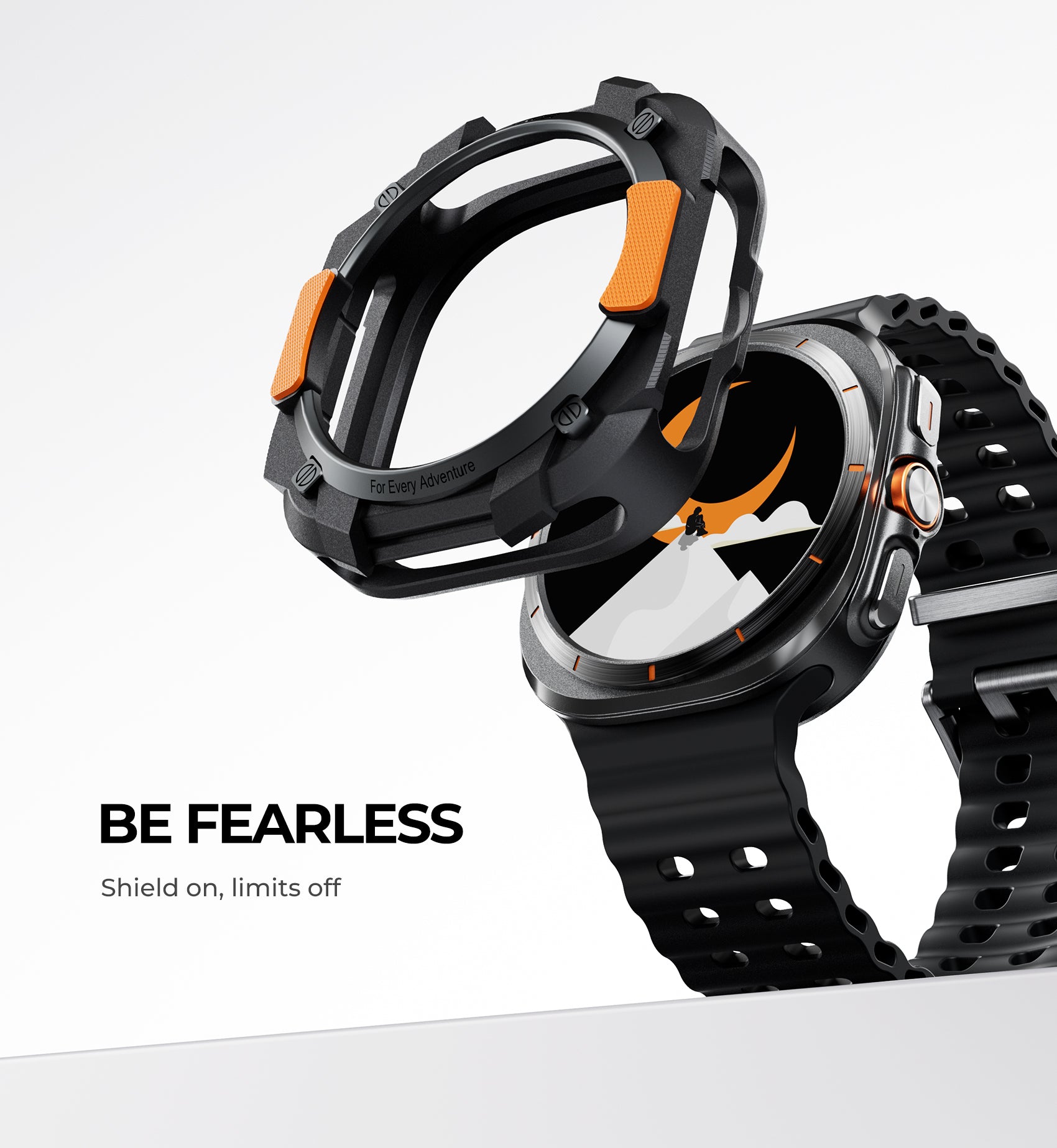 Dexnor Case for Samsung Galaxy Watch Ultra 47mm 2025 Durable Shockproof TPU Bumper Cover for Outdoor Adventure