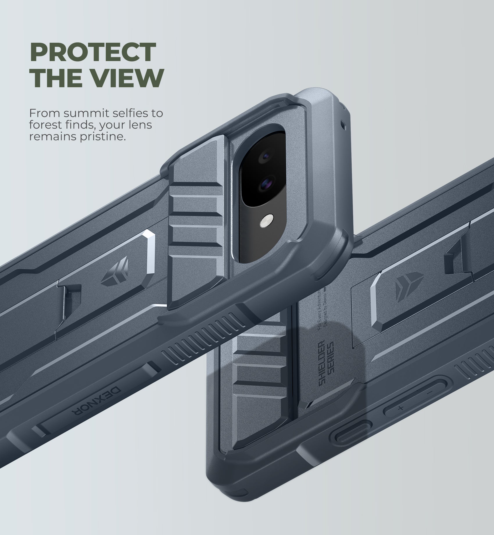 Dexnor Case for Google Pixel 10a with Slide Camera Cover 2 Front Frames Built-in Screen Protector Kickstand Full-body Shockproof Protective Cover Heavy-duty Rugged Bumper