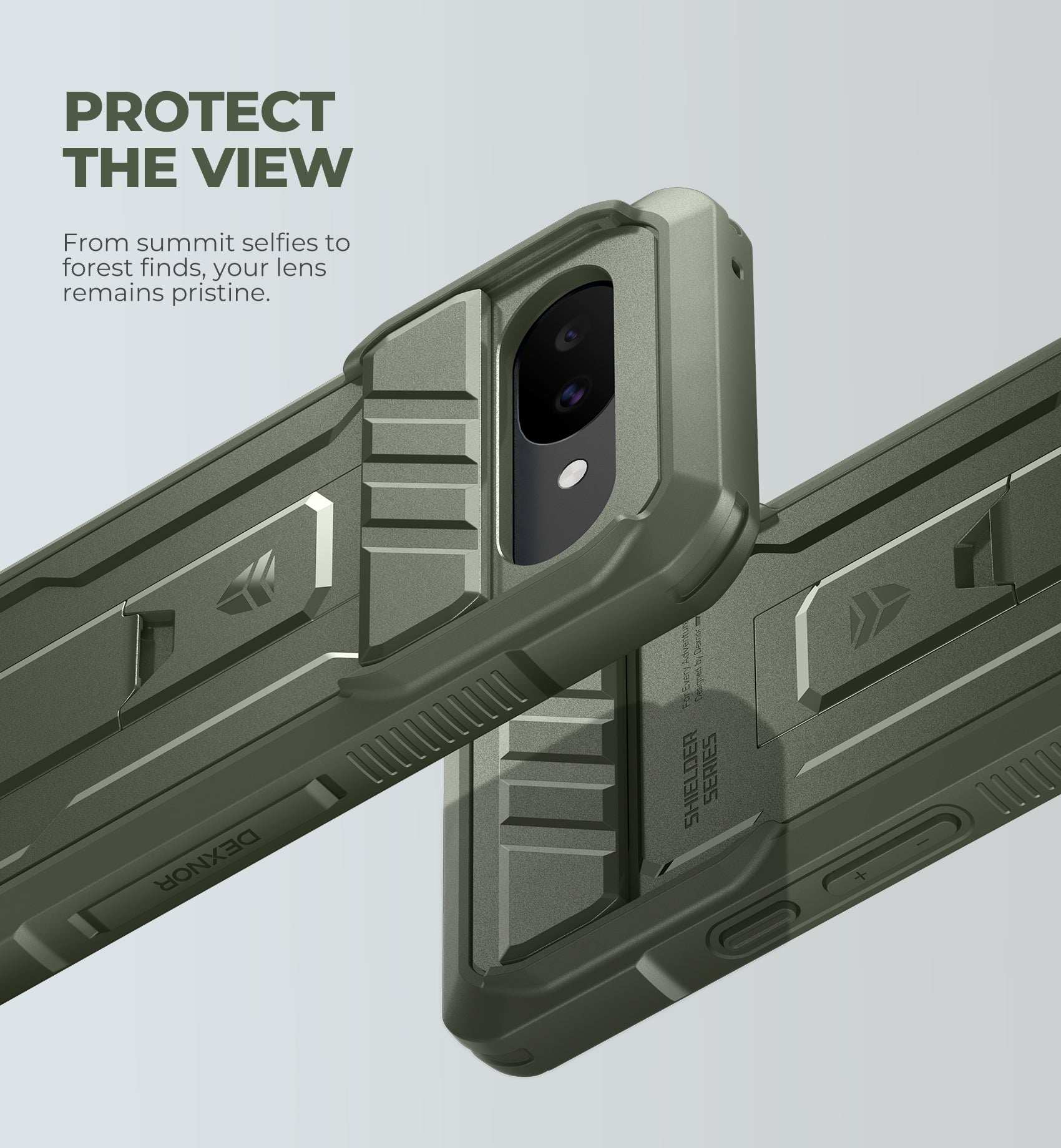 Dexnor Case for Google Pixel 10a with Slide Camera Cover 2 Front Frames Built-in Screen Protector Kickstand Full-body Shockproof Protective Cover Heavy-duty Rugged Bumper