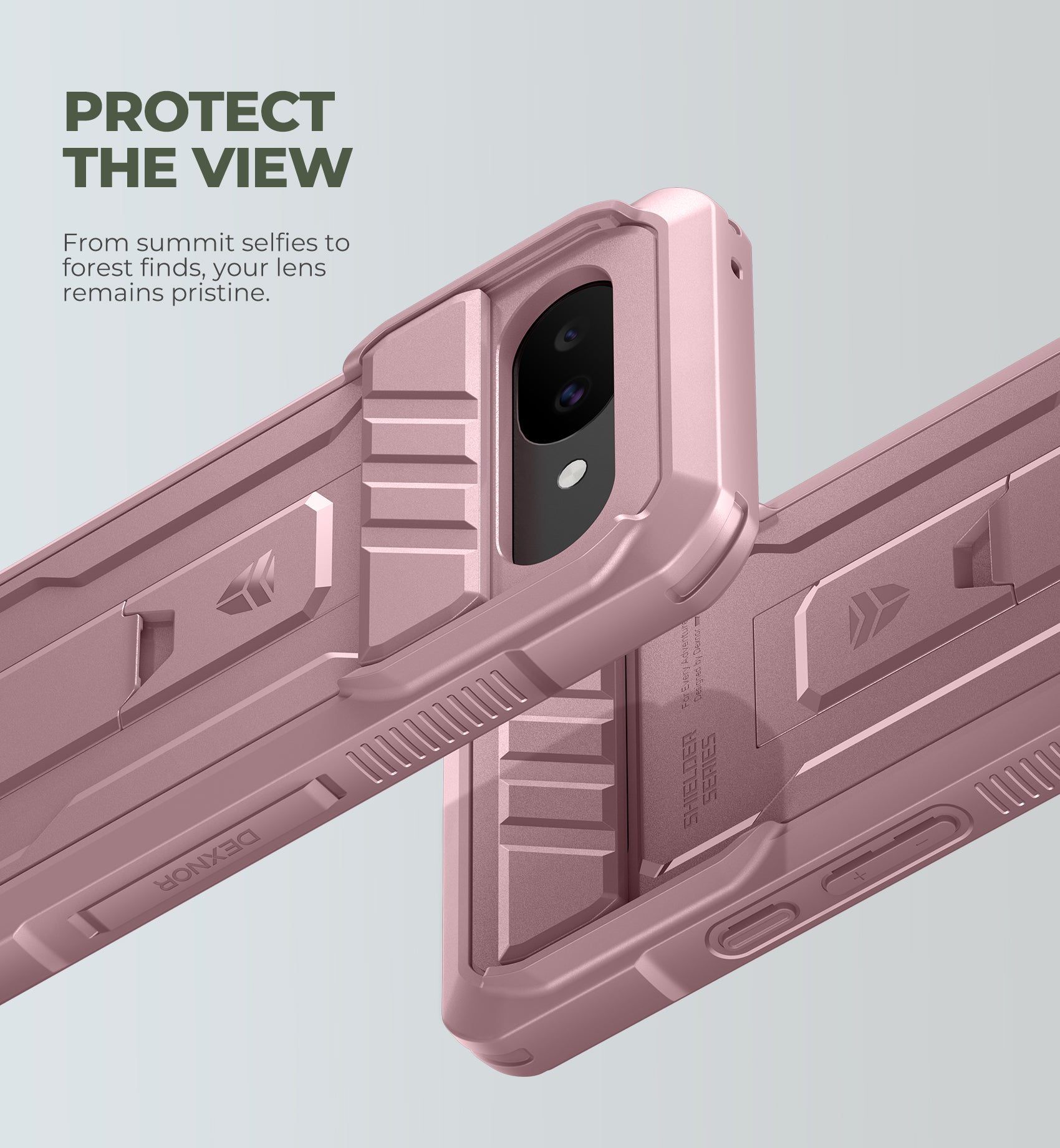 Dexnor Case for Google Pixel 10a with Slide Camera Cover 2 Front Frames Built-in Screen Protector Kickstand Full-body Shockproof Protective Cover Heavy-duty Rugged Bumper