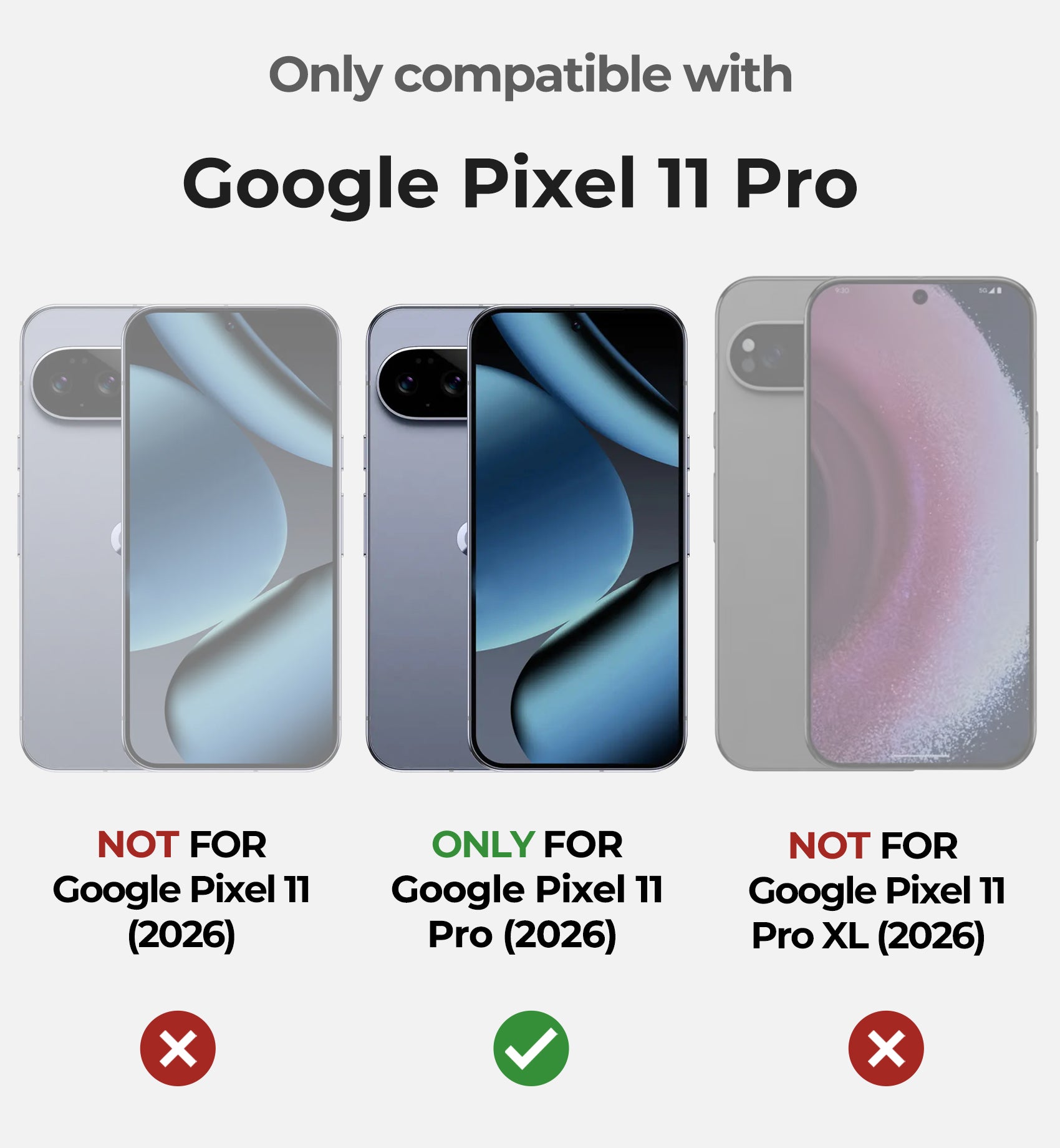 Dexnor Case for Google Pixel 11 Pro with Kickstand Slide Camera Cover 2 Front Frames Built-in Screen Protector Full-Body Shockproof Protective Heavy-Duty Rugged Cover 2026