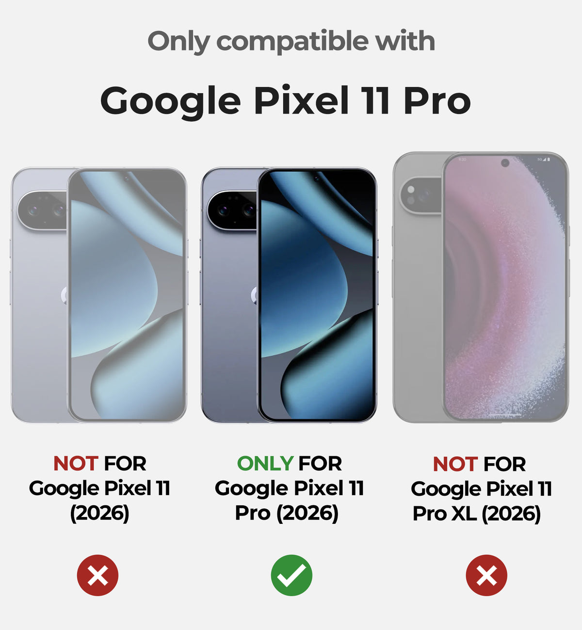 Dexnor Case for Google Pixel 11 Pro with Kickstand Slide Camera Cover 2 Front Frames Built-in Screen Protector Full-Body Shockproof Protective Heavy-Duty Rugged Cover 2026