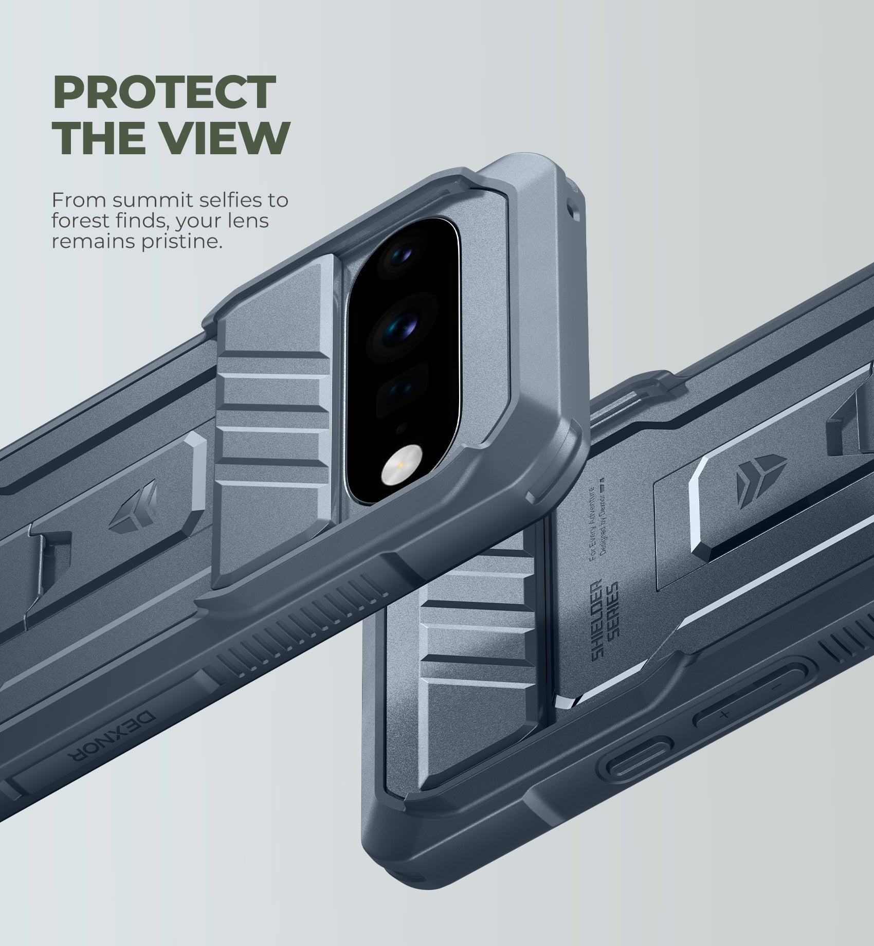 Dexnor Case for Google Pixel 11 Pro XL with Slide Camera Cover 2 Front Frames Built-in Screen Protector Kickstand Full-Body Shockproof Protective Cover Heavy-Duty Rugged Cases 2026