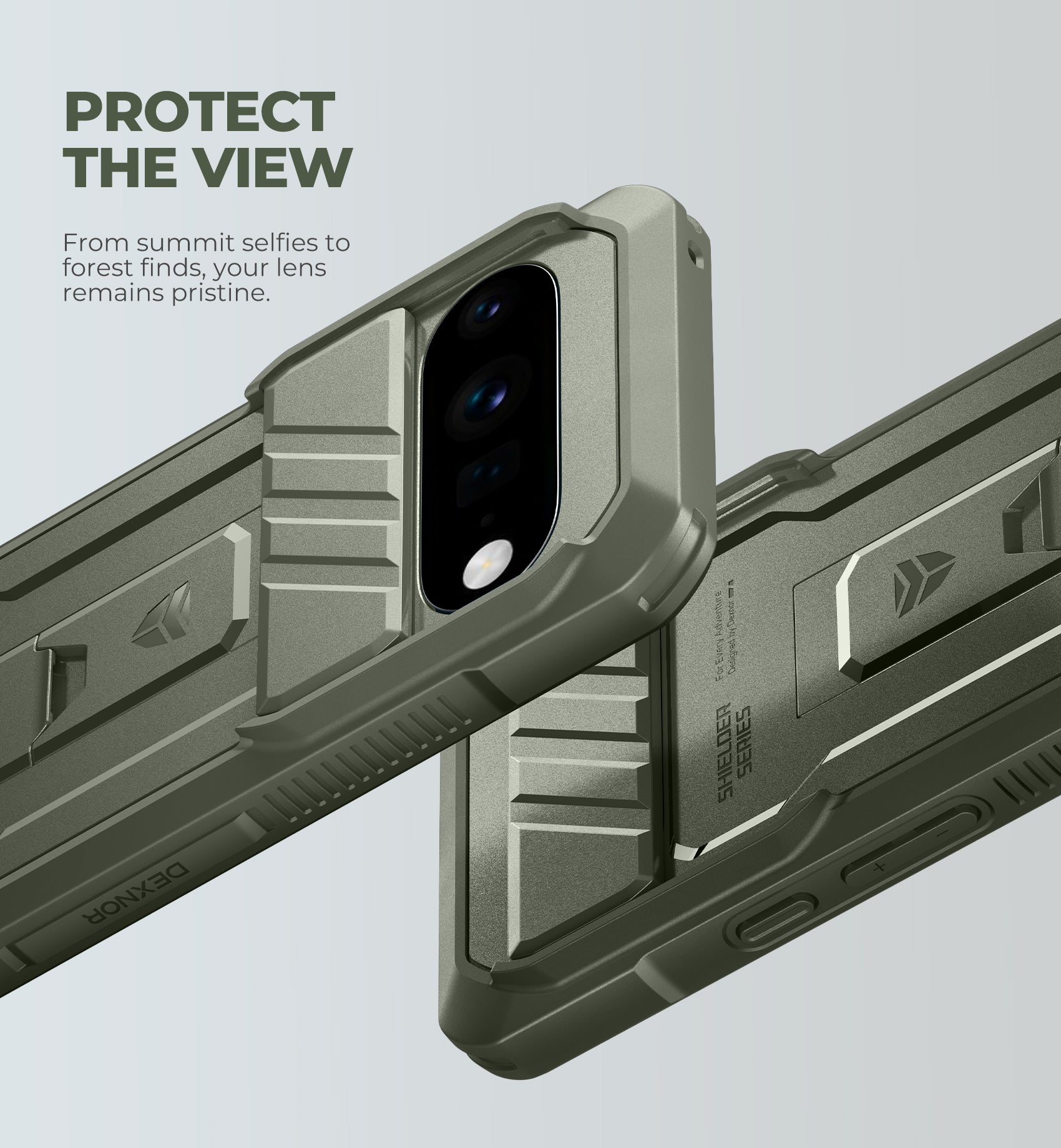 Dexnor Case for Google Pixel 11 Pro XL with Slide Camera Cover 2 Front Frames Built-in Screen Protector Kickstand Full-Body Shockproof Protective Cover Heavy-Duty Rugged Cases 2026