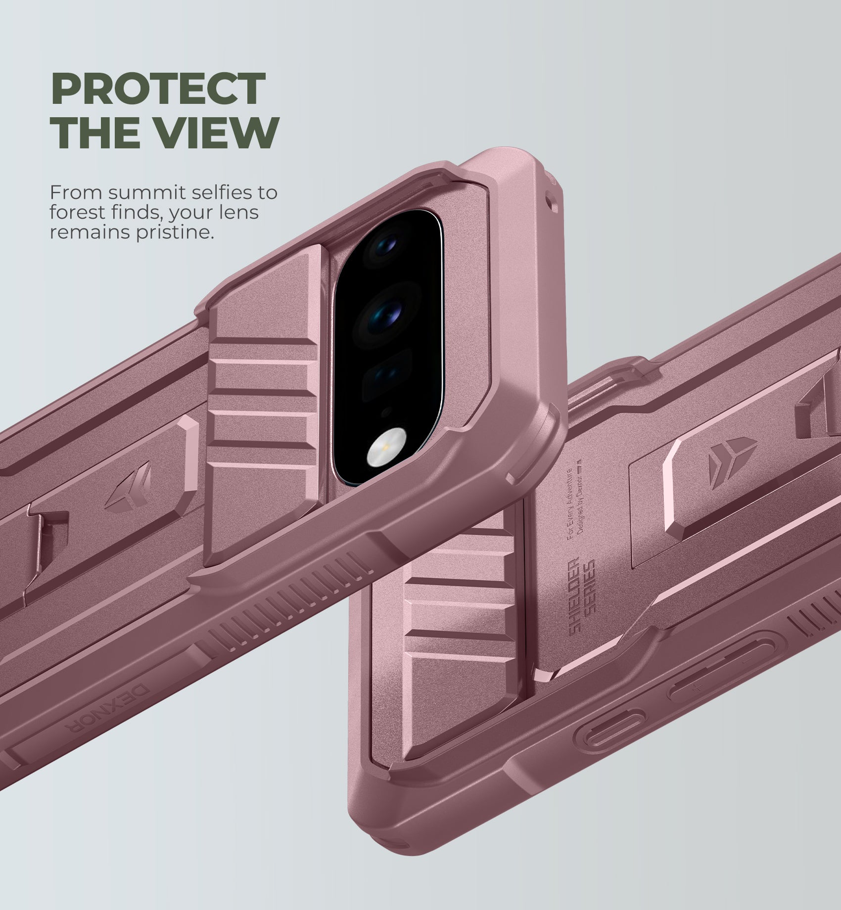 Dexnor Case for Google Pixel 11 Pro XL with Slide Camera Cover 2 Front Frames Built-in Screen Protector Kickstand Full-Body Shockproof Protective Cover Heavy-Duty Rugged Cases 2026