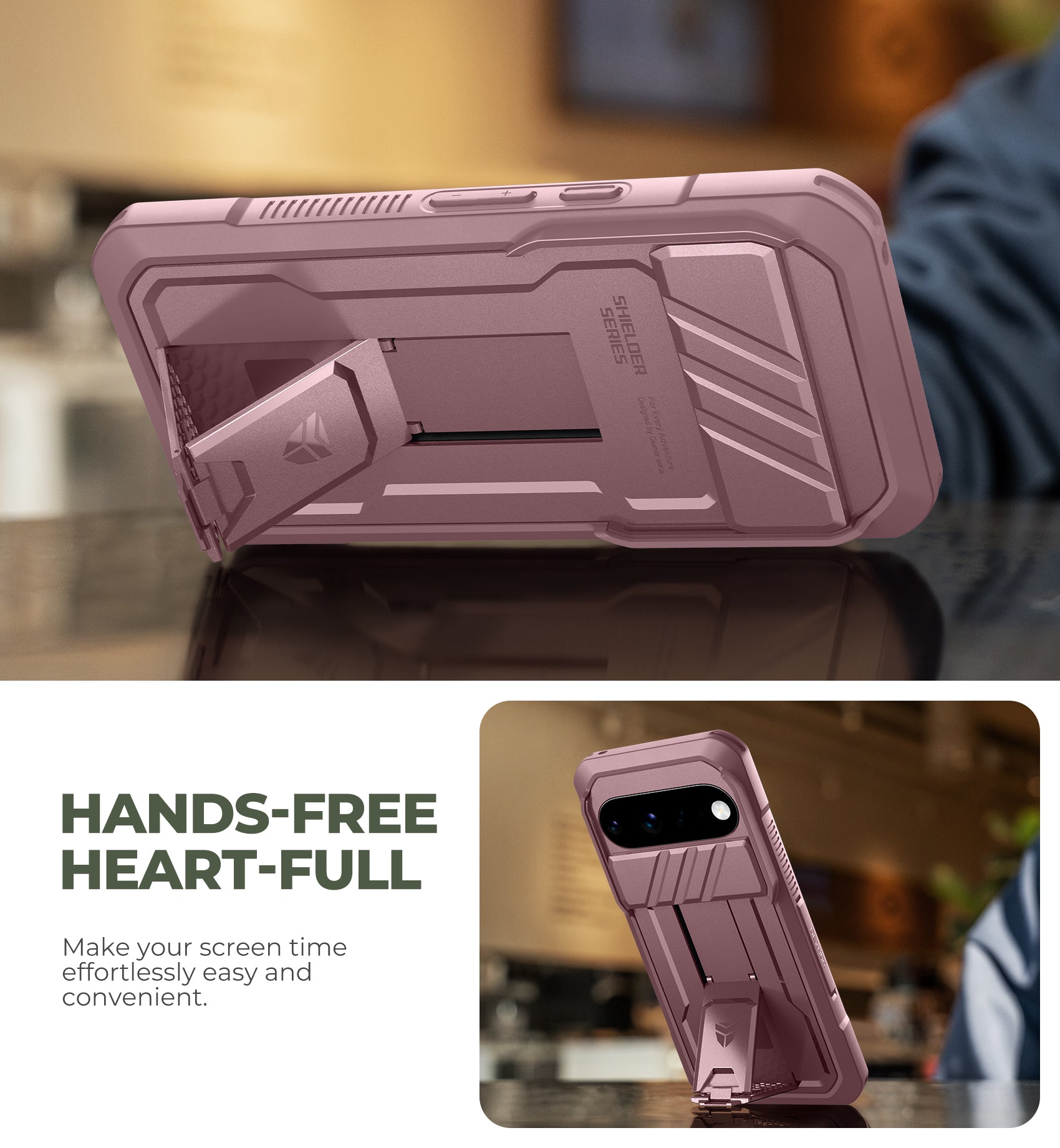 Dexnor Case for Google Pixel 11 Pro XL with Slide Camera Cover 2 Front Frames Built-in Screen Protector Kickstand Full-Body Shockproof Protective Cover Heavy-Duty Rugged Cases 2026