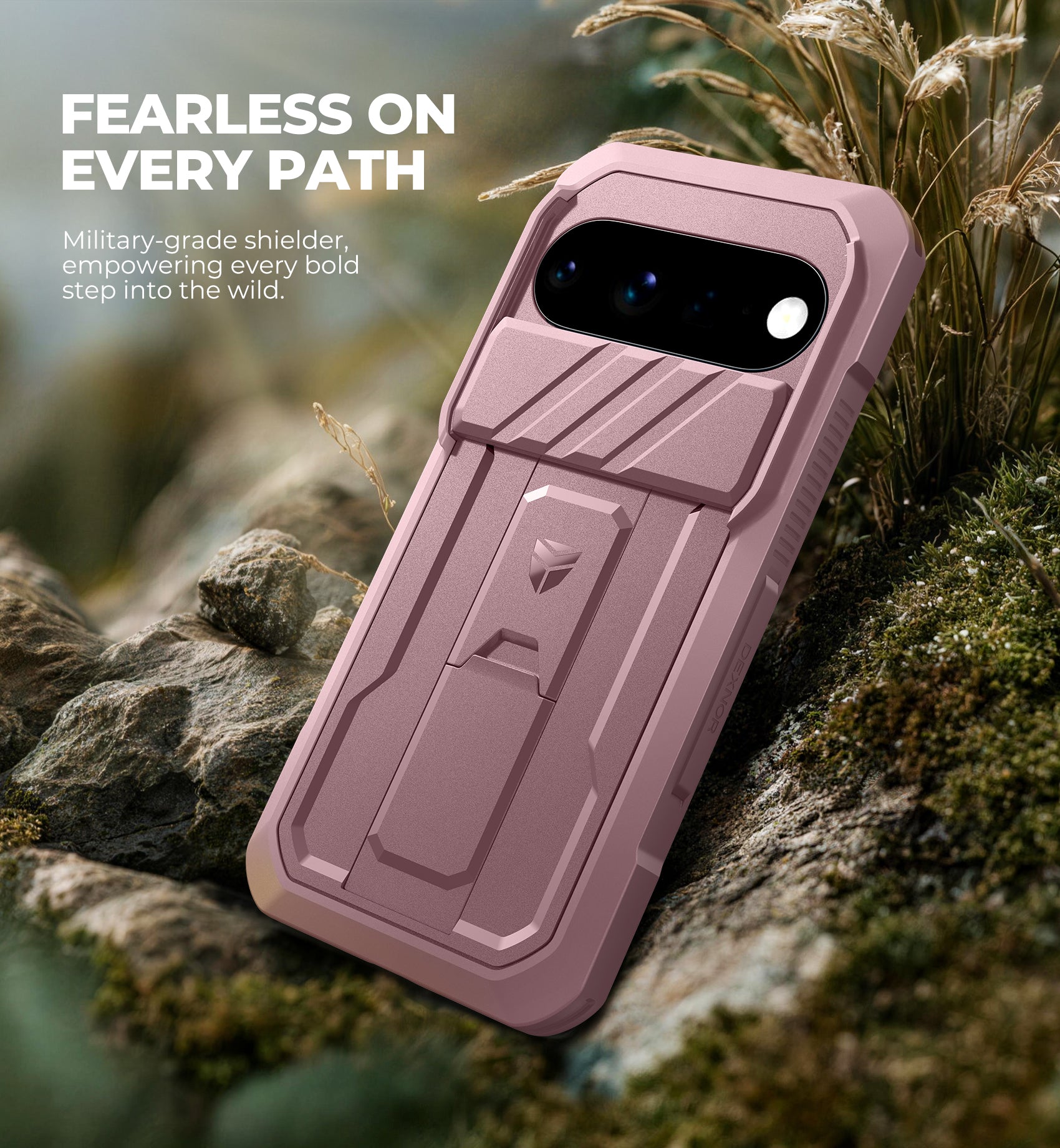 Dexnor Case for Google Pixel 11 Pro XL with Slide Camera Cover 2 Front Frames Built-in Screen Protector Kickstand Full-Body Shockproof Protective Cover Heavy-Duty Rugged Cases 2026