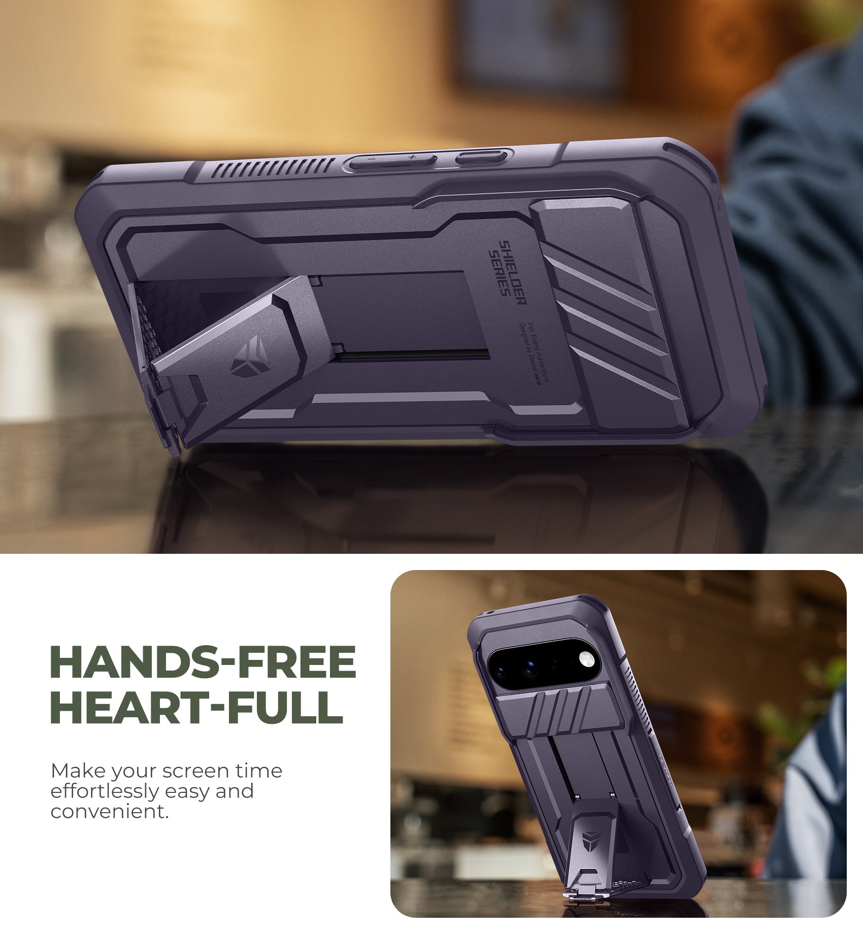 Dexnor Case for Google Pixel 11 Pro XL with Slide Camera Cover 2 Front Frames Built-in Screen Protector Kickstand Full-Body Shockproof Protective Cover Heavy-Duty Rugged Cases 2026