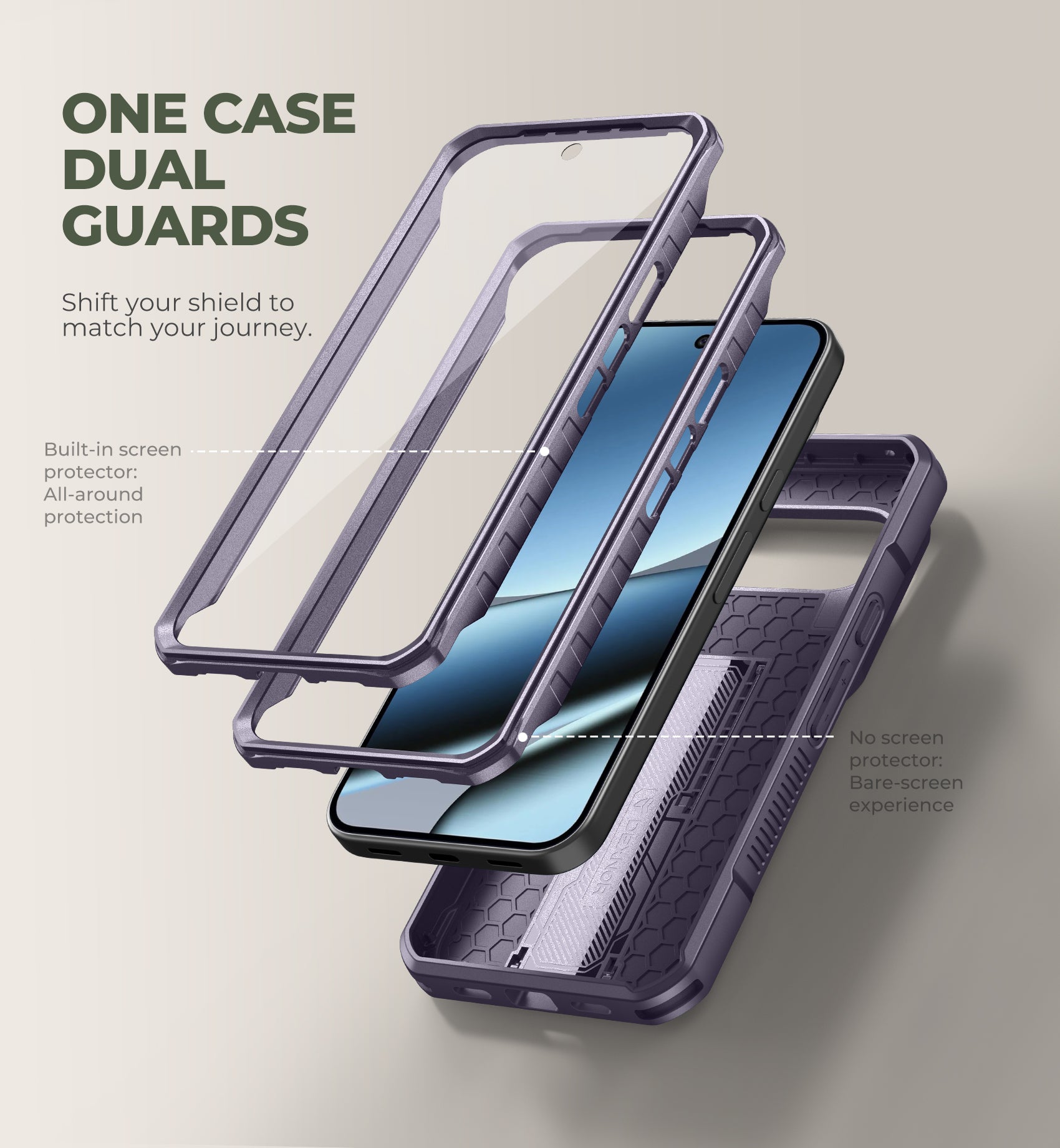Dexnor Case for Google Pixel 11 Pro XL with Slide Camera Cover 2 Front Frames Built-in Screen Protector Kickstand Full-Body Shockproof Protective Cover Heavy-Duty Rugged Cases 2026