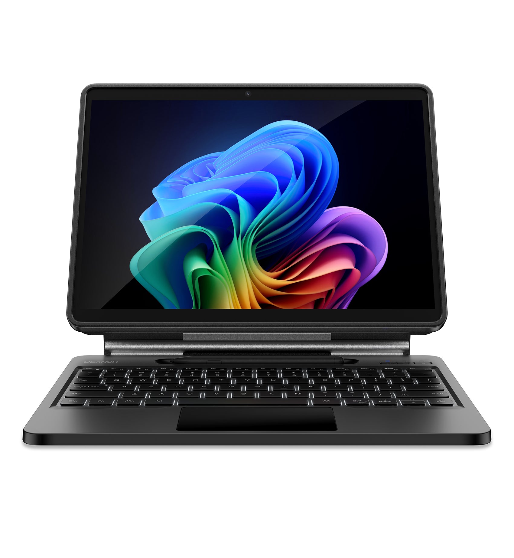 Dexnor Magic-Style Keyboard Case for Microsoft Surface Pro 10 with Detachable Magnetic Cover Floating Cantilever Stand Multi-Touch Trackpad Backlit Stylus Holder