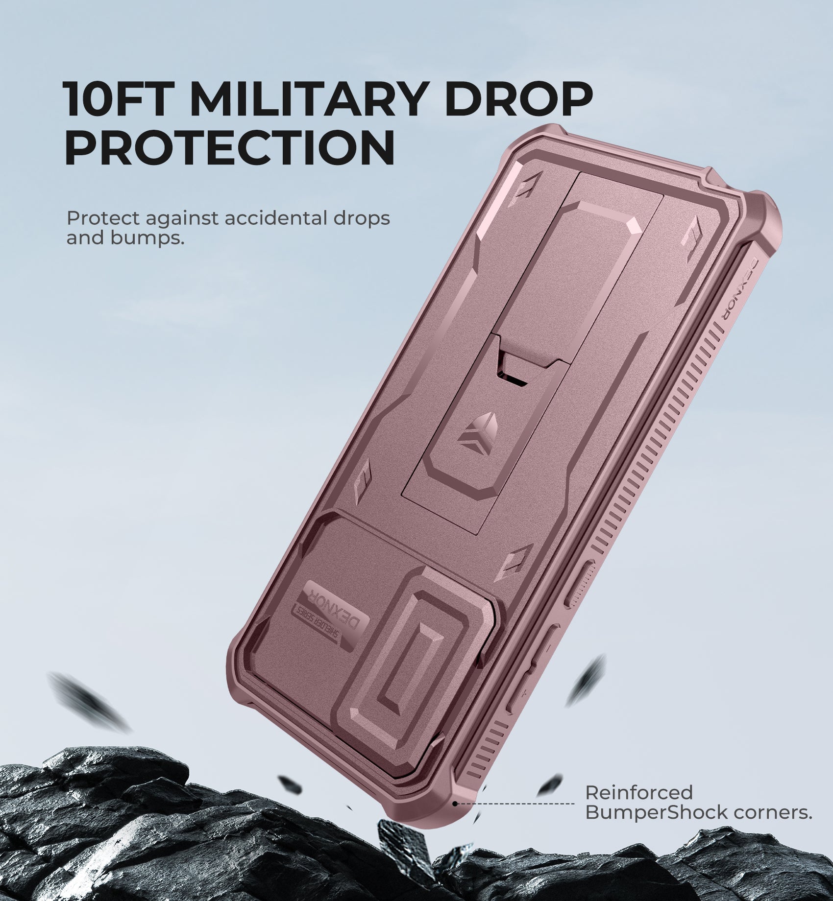 Dexnor Case for Motorola Moto G Stylus 5G 2024 Not Fit Moto G 5G 2024 Bulit-in Slide Camera Cover 2 Front Frame Heavy Duty Protection Cover with Screen Protector Kickstand 6.7 inch