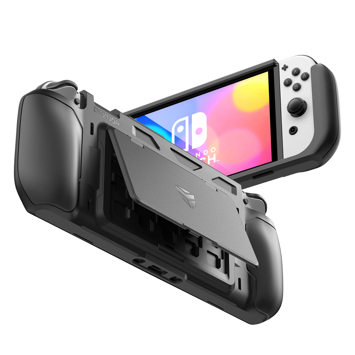 Dexnor Case for Nintendo Switch OLED Model 2021 Shockproof Rugged