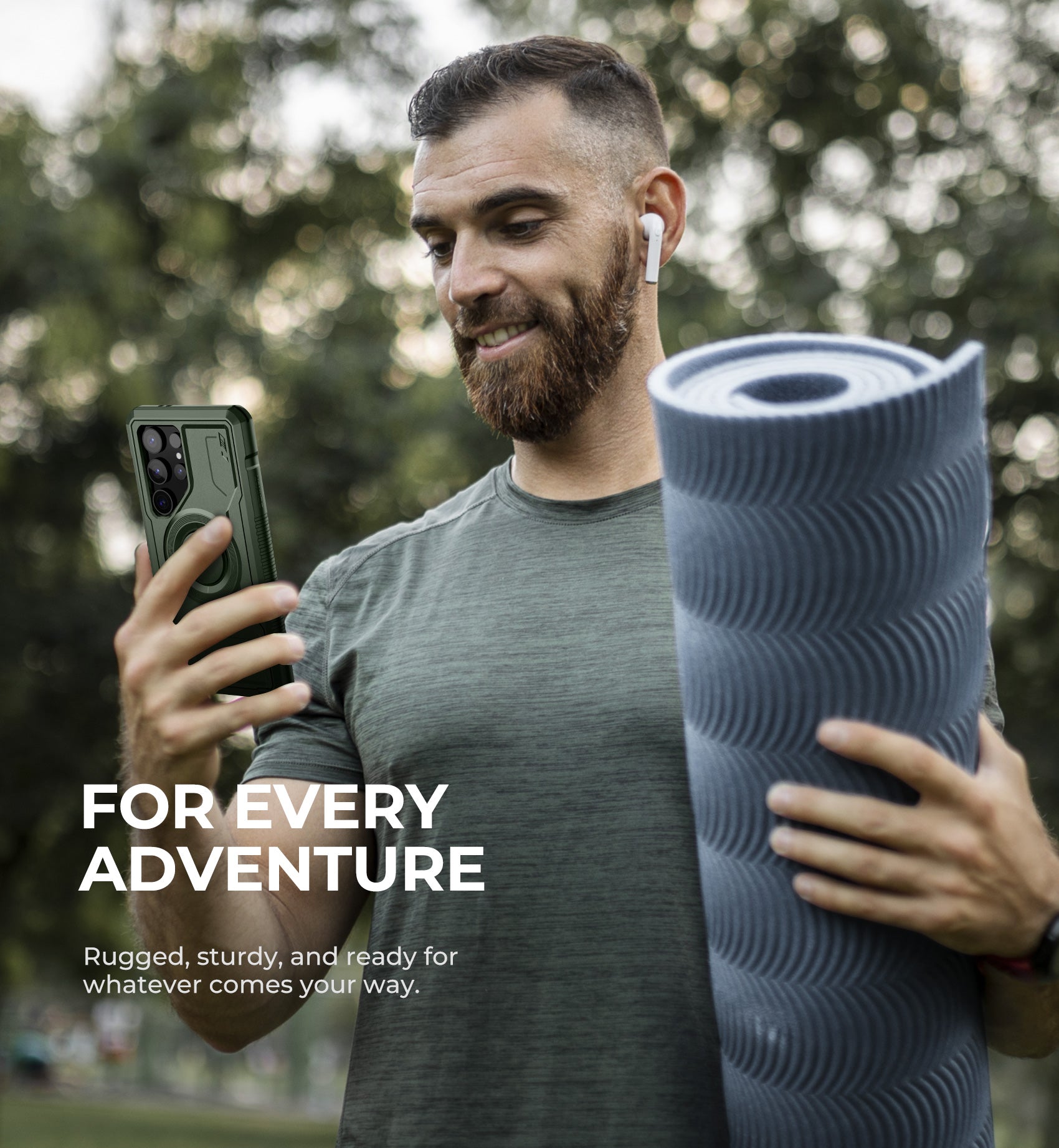 Dexnor Magnetic Case for Samsung Galaxy S24 Ultra Compatible with Magsafe 2 Front Frames Built-in Screen Protector Bumper Rugged Shockproof Full-Body Protective Cover with Kickstand