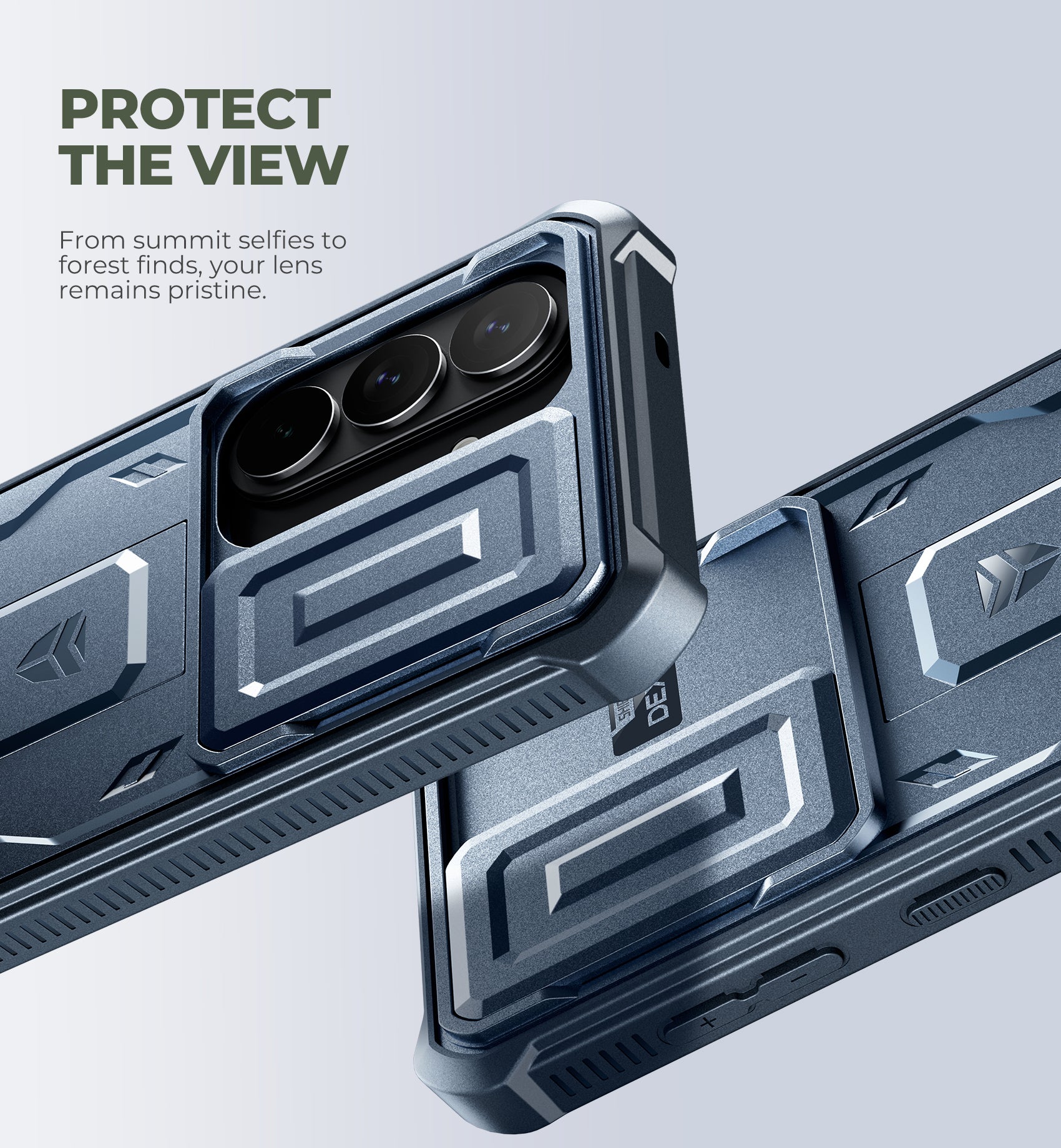 Dexnor Case for Samsung Galaxy S26 with Upgraded Slide Camera Cover 2 Front Frames Built-in Screen Protector Kickstand Heavy-Duty Rugged Case Full-Body Protective Cover 2026